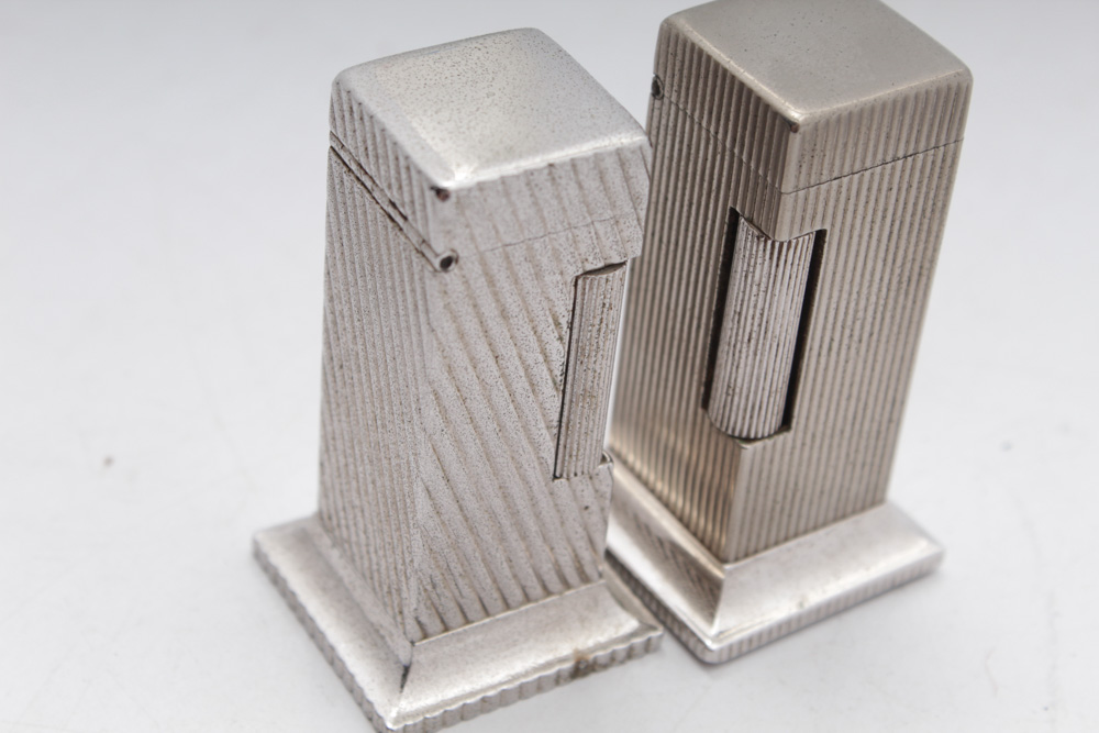 Vintage Dunhill "Rollalite" Table Lighters