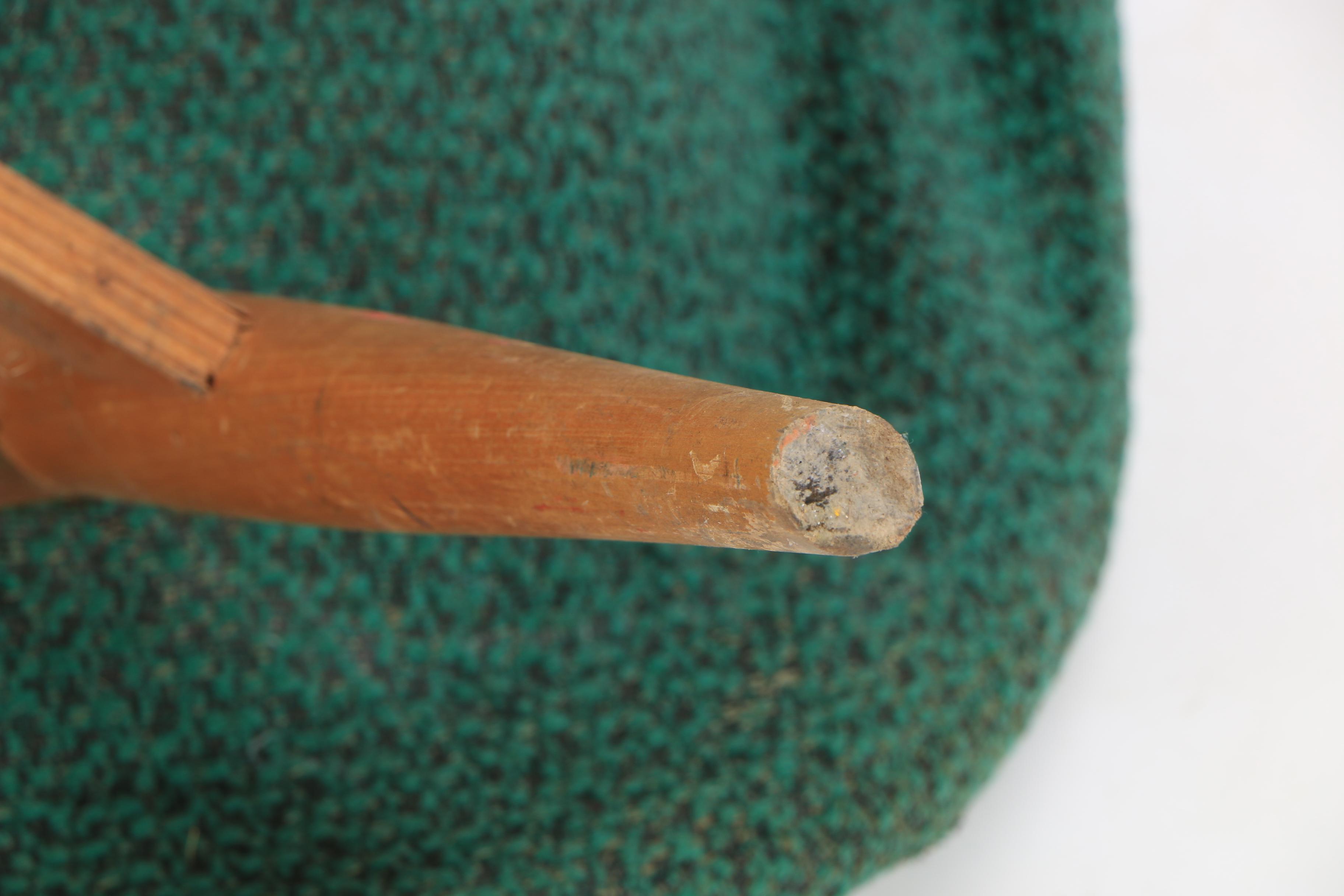 Mid Century Modern Upholstered Shell Lounge Chair