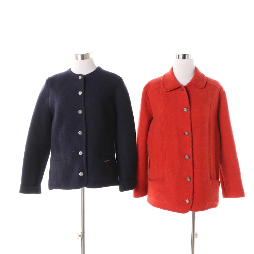 Women's Geiger of Austria Boiled Wool Jackets