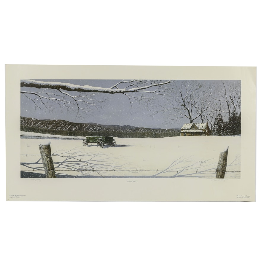 Allen Montague Limited Edition Offset Lithograph "Precious Times"