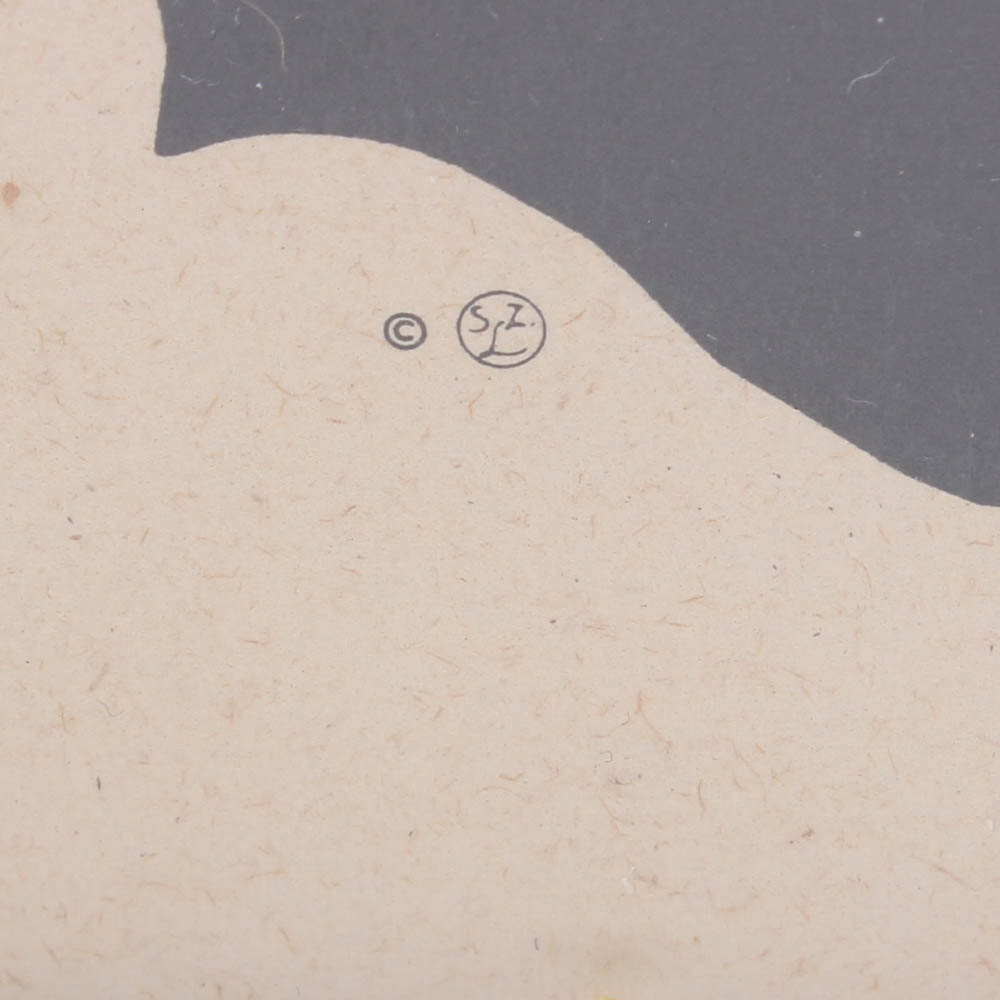 Two Vintage Framed Silhouettes of Male Figures