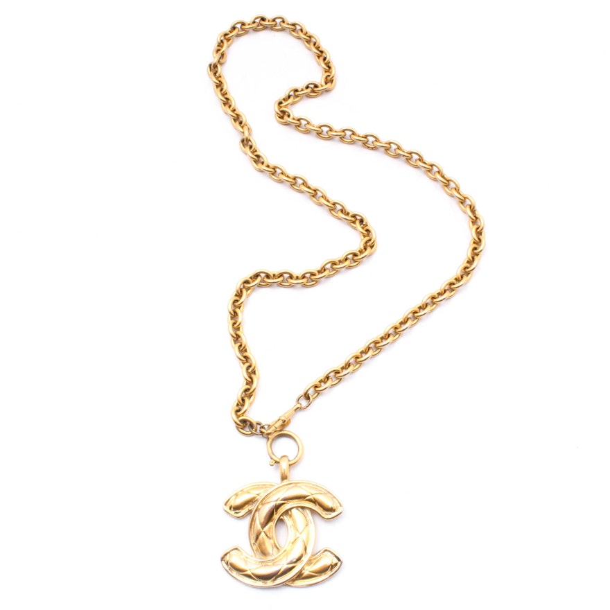 Chanel Gold Tone Necklace