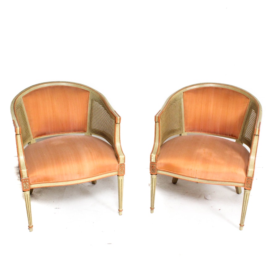 Upholstered Barrel Chairs
