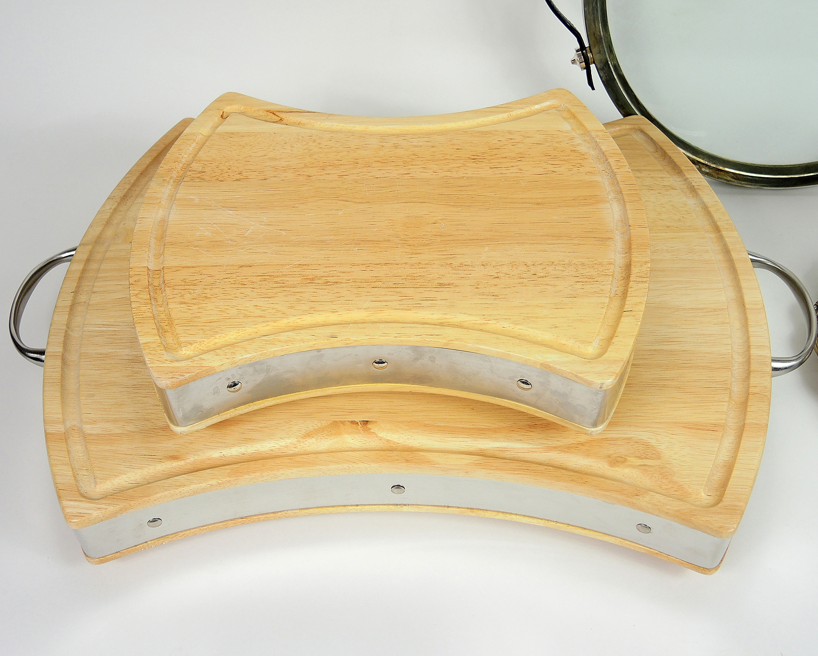 Silver Plate Serveware and Towle Silversmiths Cutting Boards