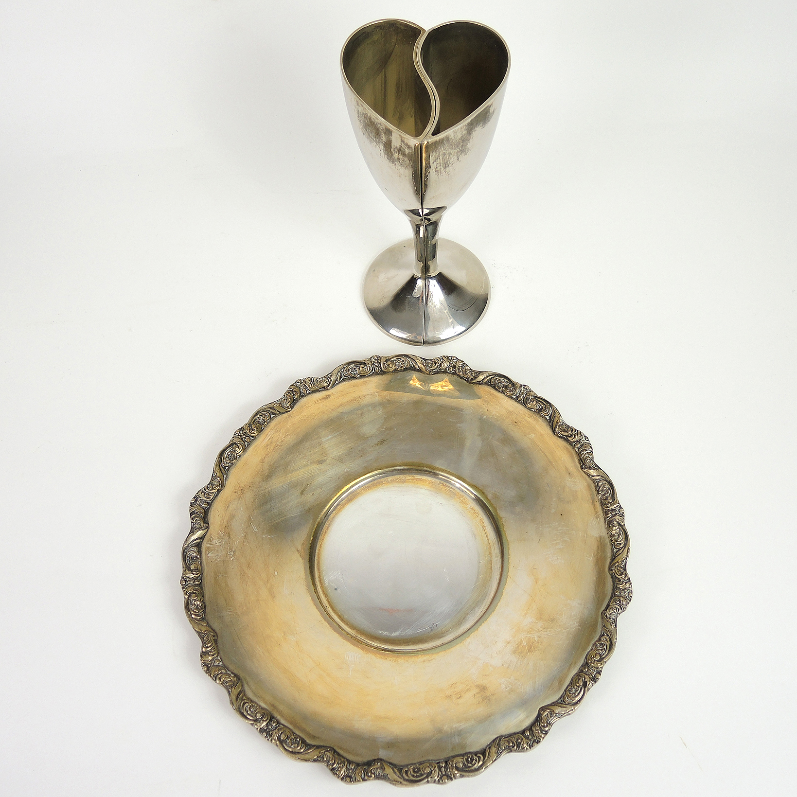 Silver Plate Serveware and Towle Silversmiths Cutting Boards