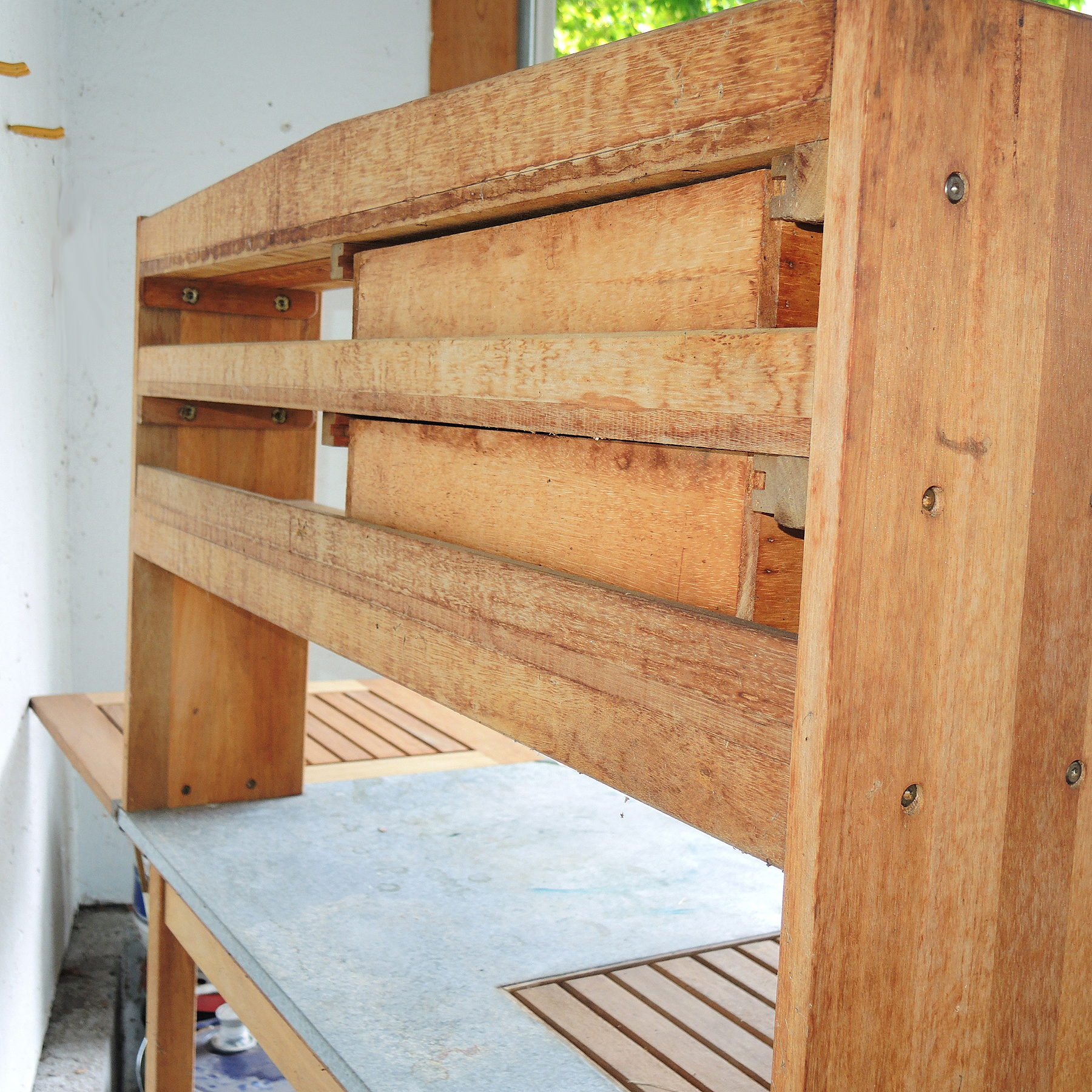 Nyatoh Wood Potting Bench