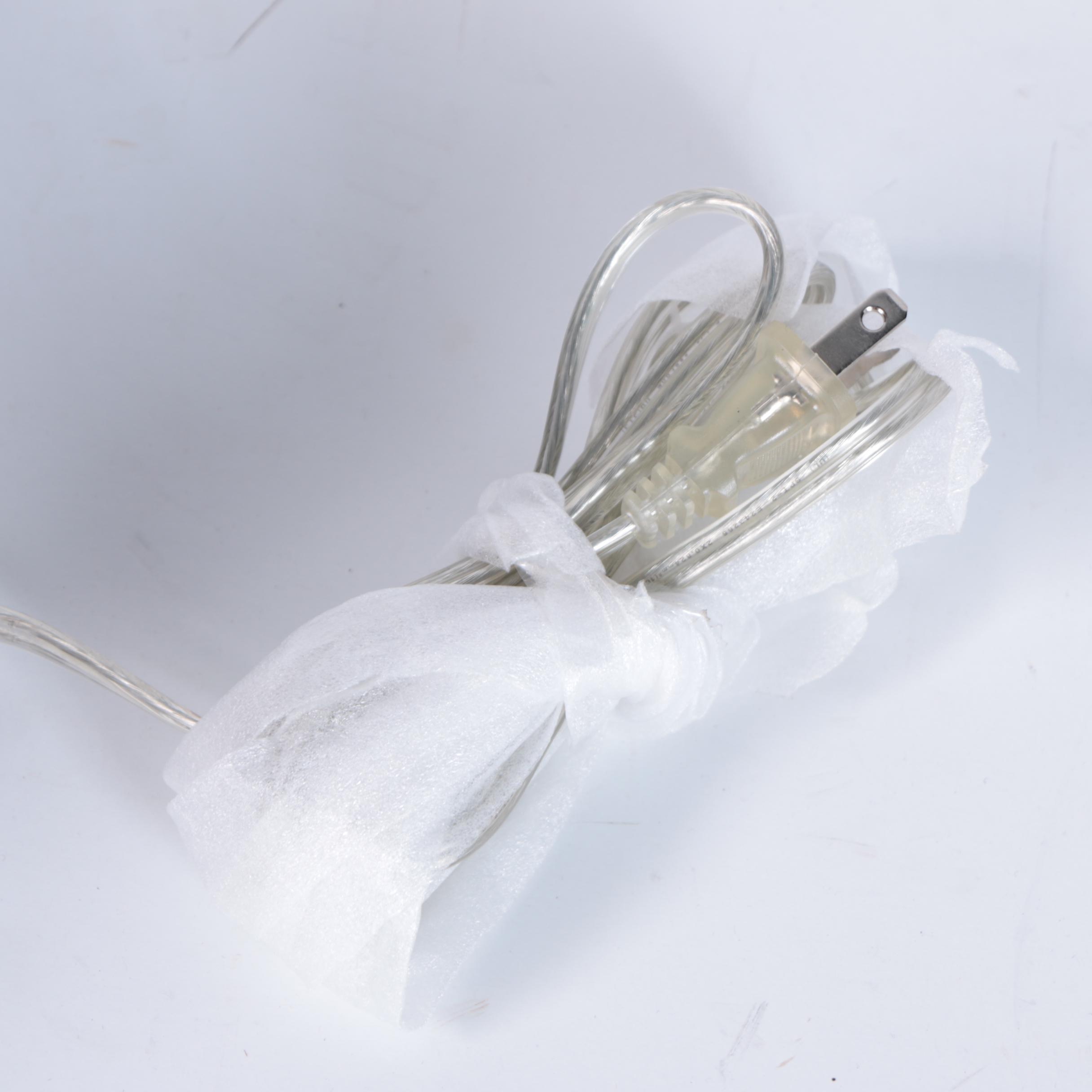 Blue Ocean Traders "Cavalier" Leather and Acrylic Table Lamps