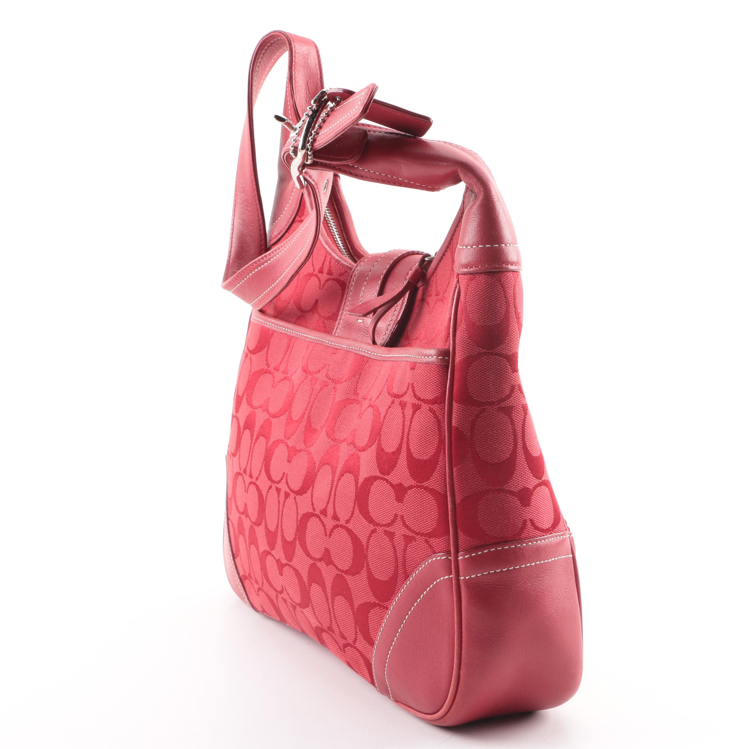 Coach Signature Canvas Hobo and Kyra Daisy Crossbody Bag