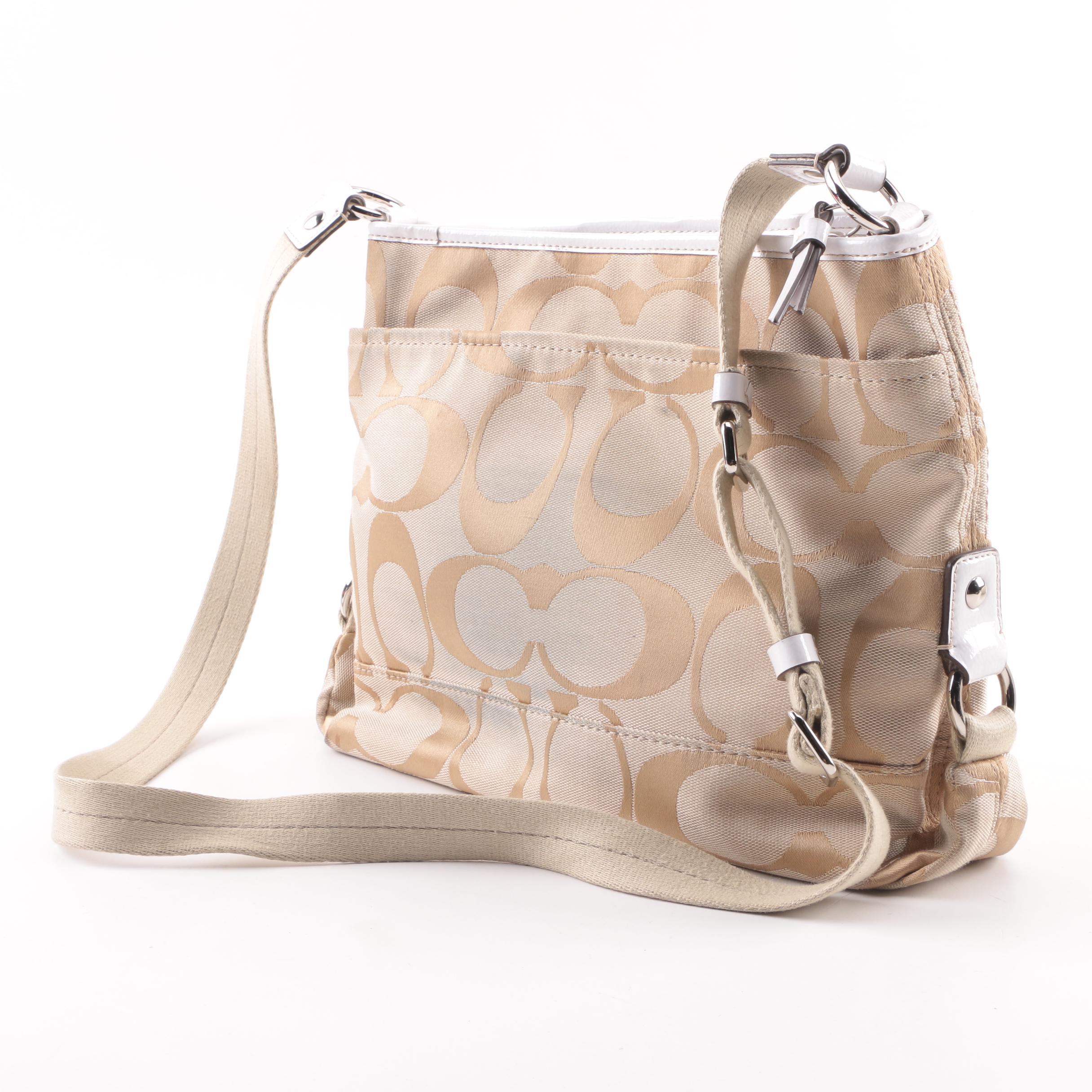 Coach Signature Canvas Hobo and Kyra Daisy Crossbody Bag