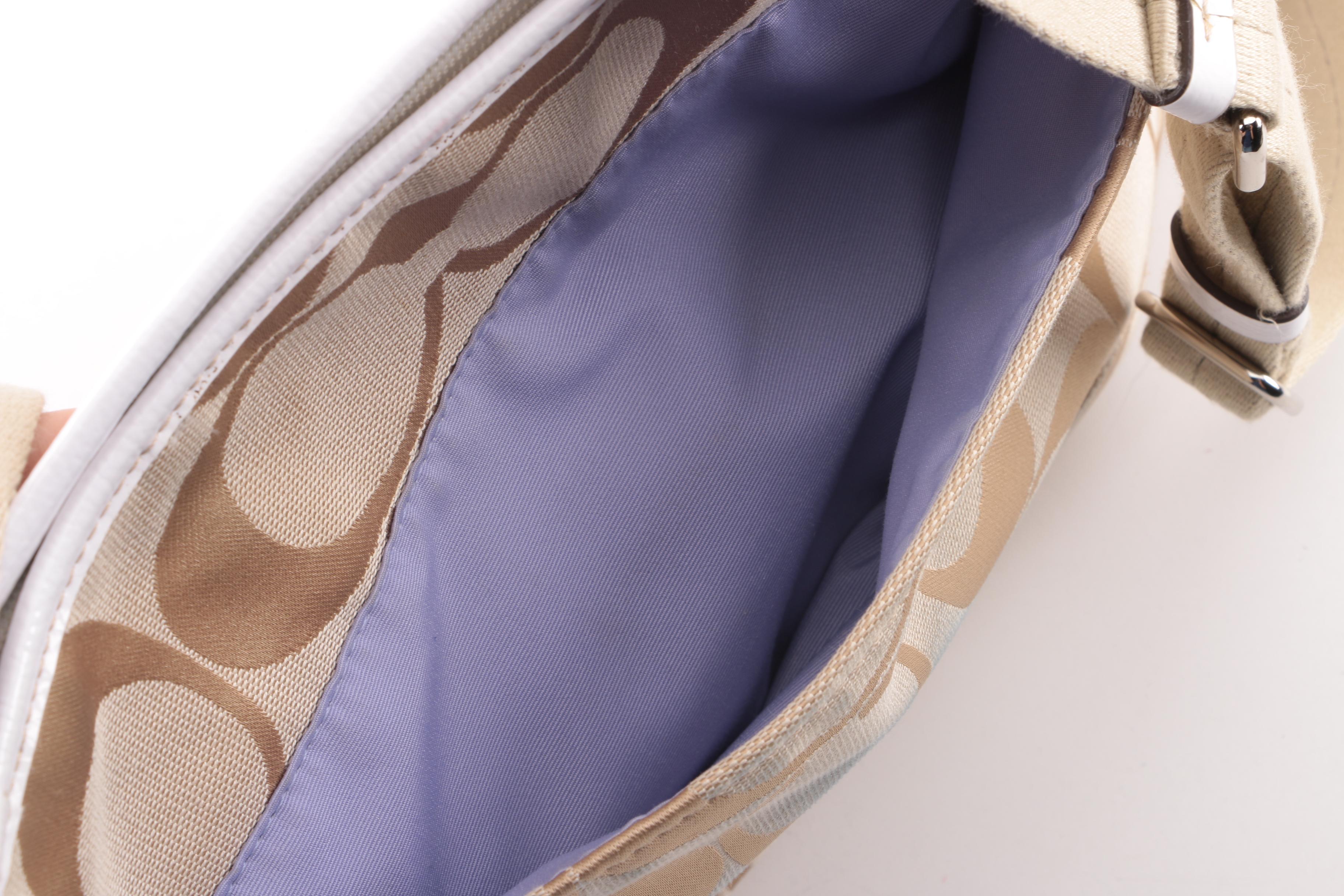 Coach Signature Canvas Hobo and Kyra Daisy Crossbody Bag