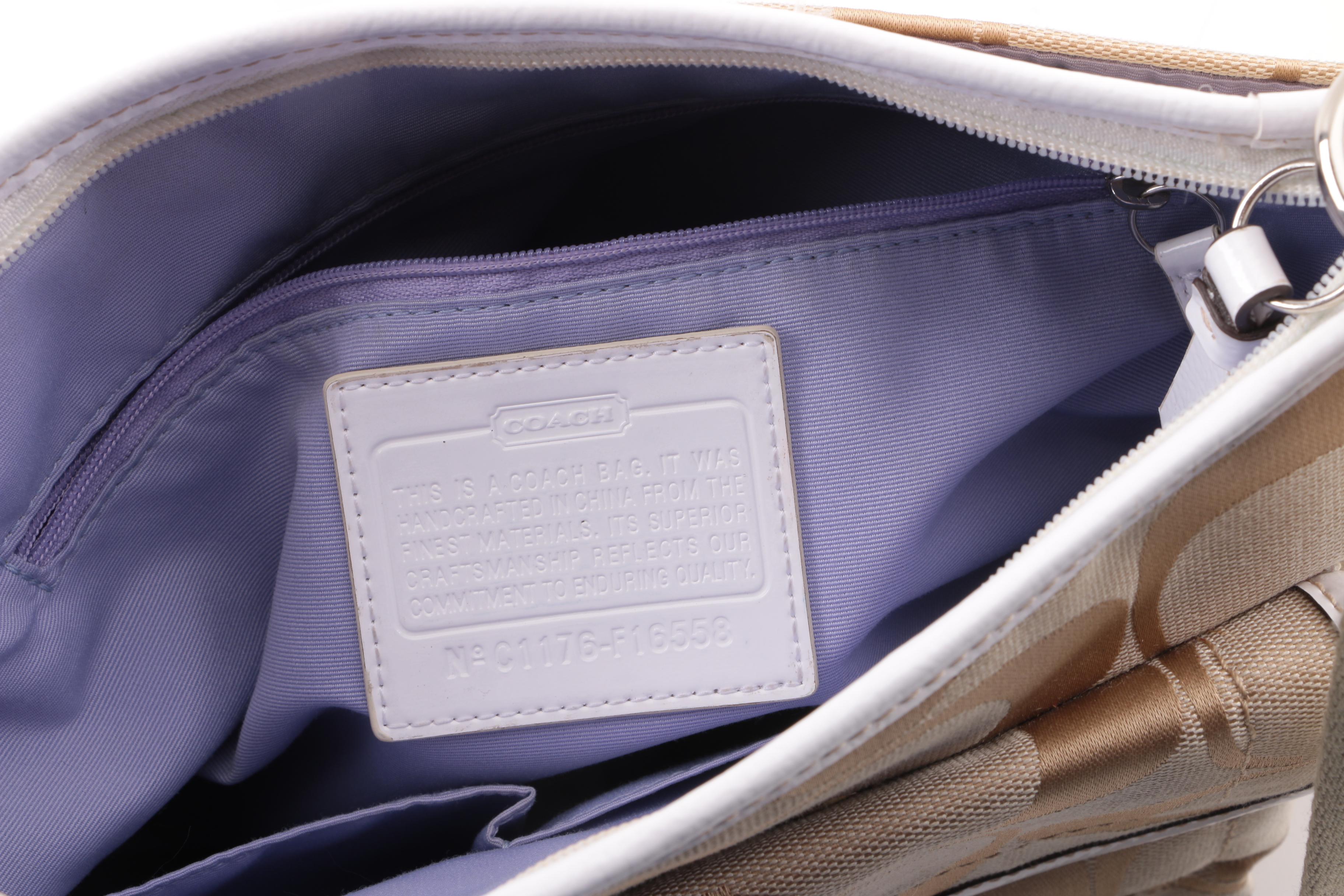 Coach Signature Canvas Hobo and Kyra Daisy Crossbody Bag