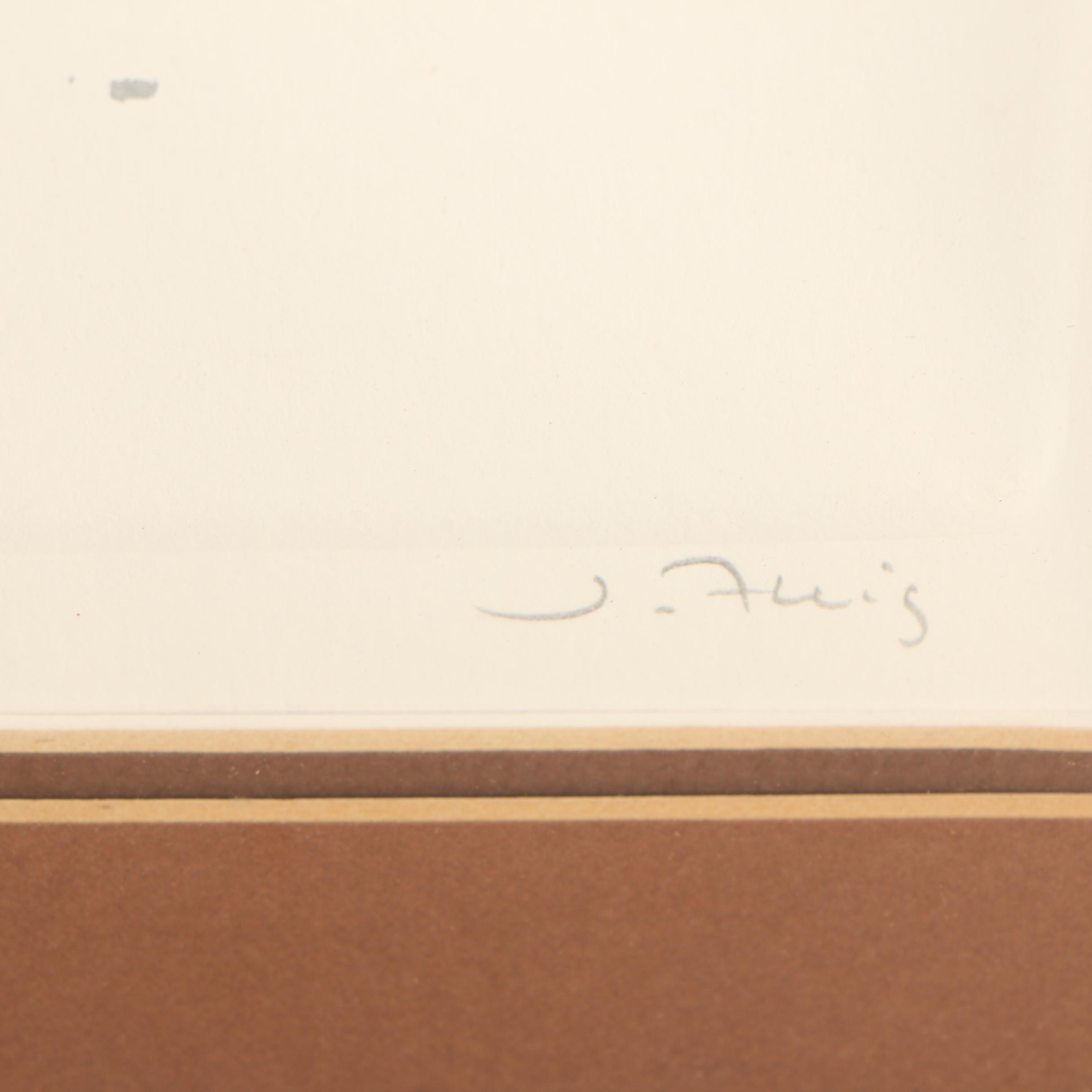 Wildlife Serigraph of Buck