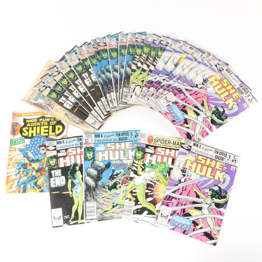 Bronze Age Marvel Comic Books featuring She-Hulk