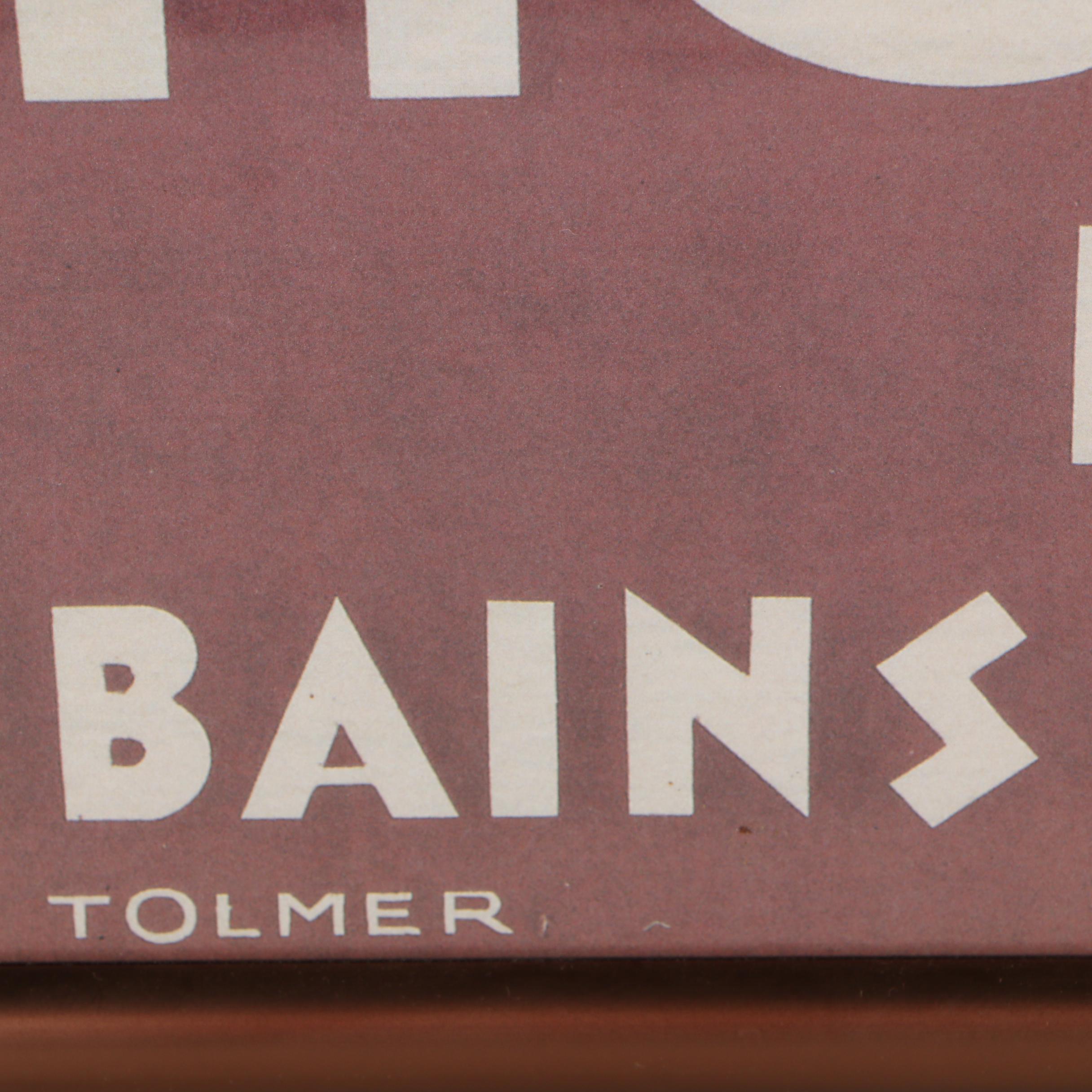 La Plage de Monte Carlo Offset Lithograph after Michel Bouchaud