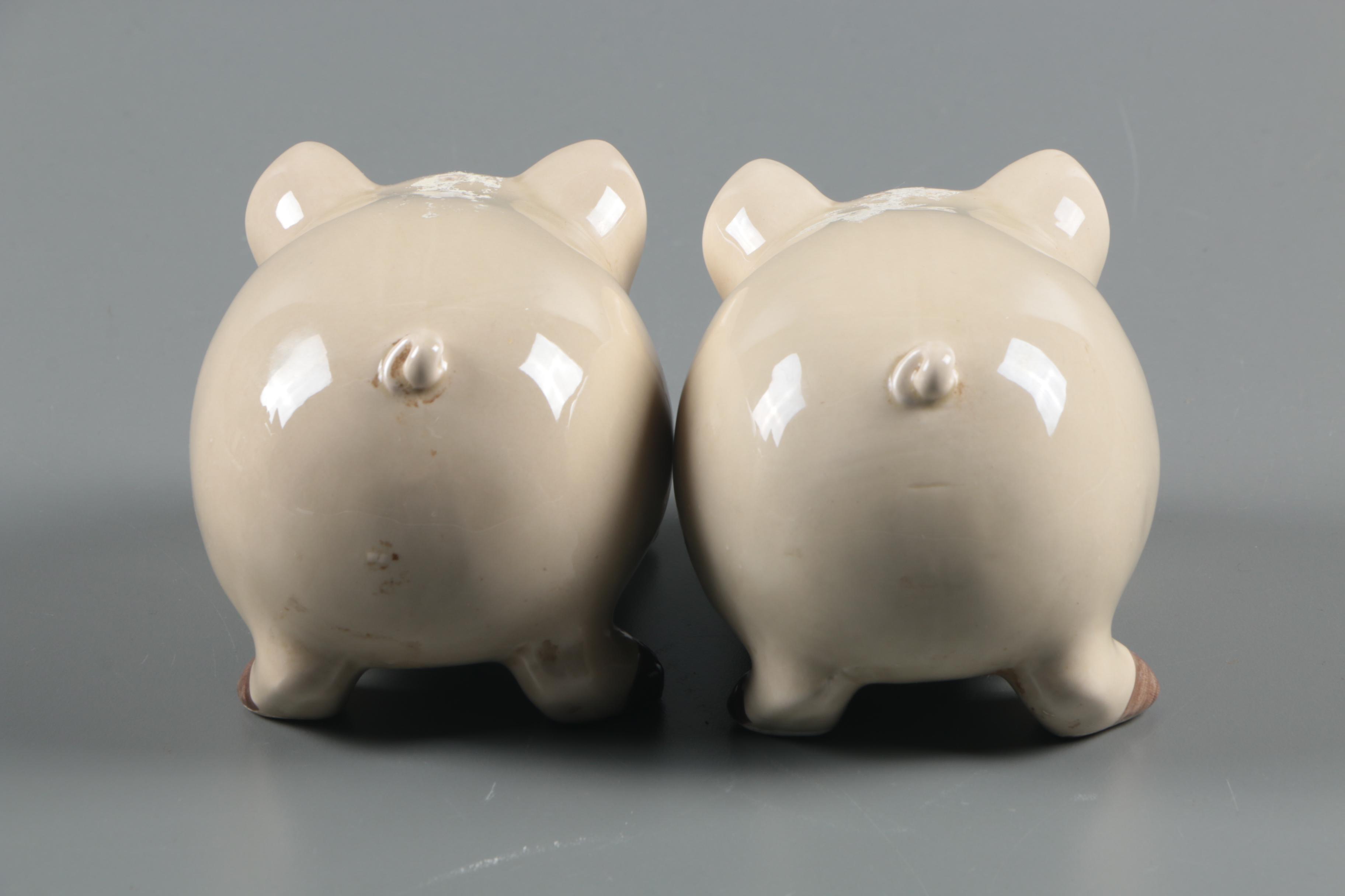 Otagiri Mercantile Company "Pig" Soup Tureen and Shaker Set