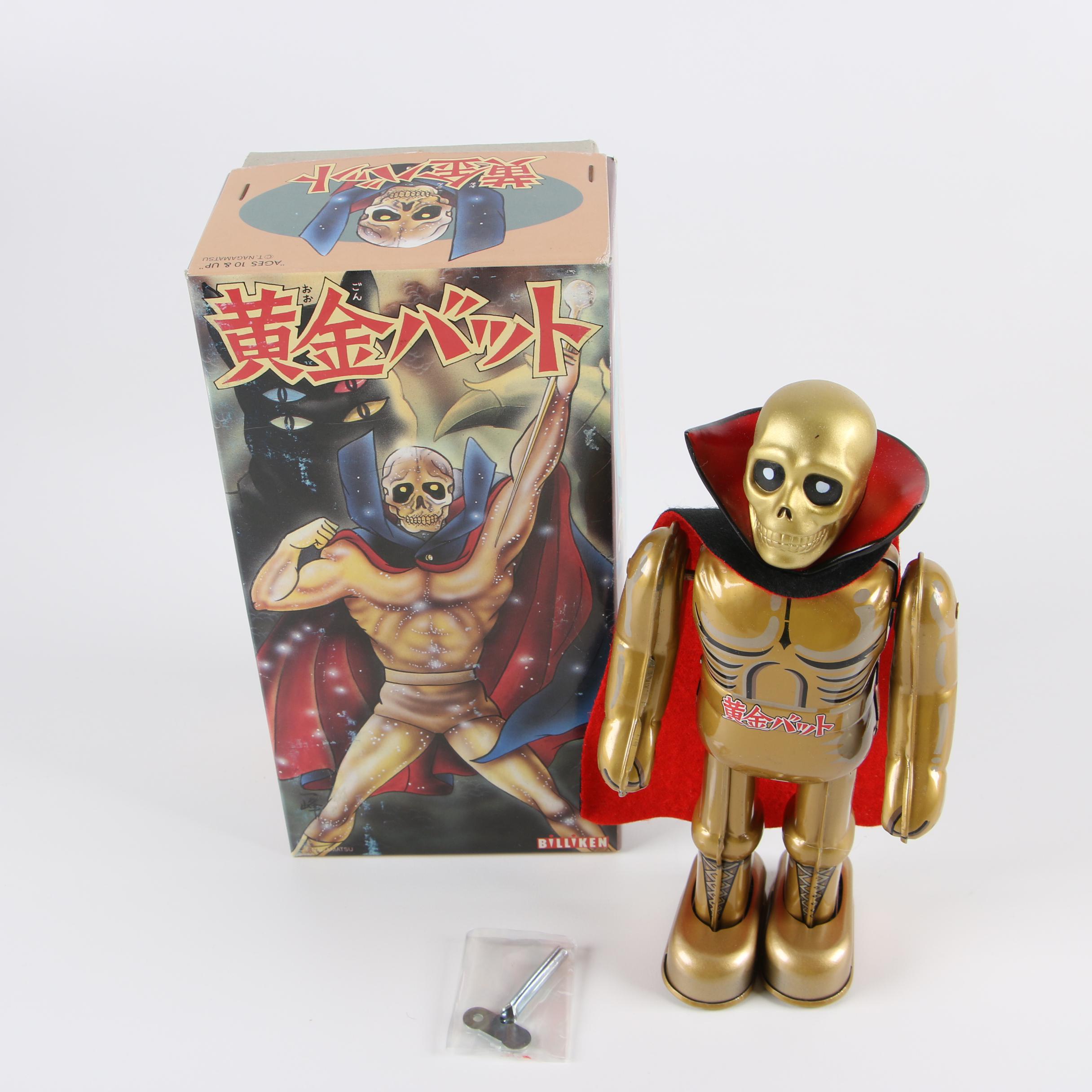 1990s Billiken Ōgon Bat Wind-up Toy
