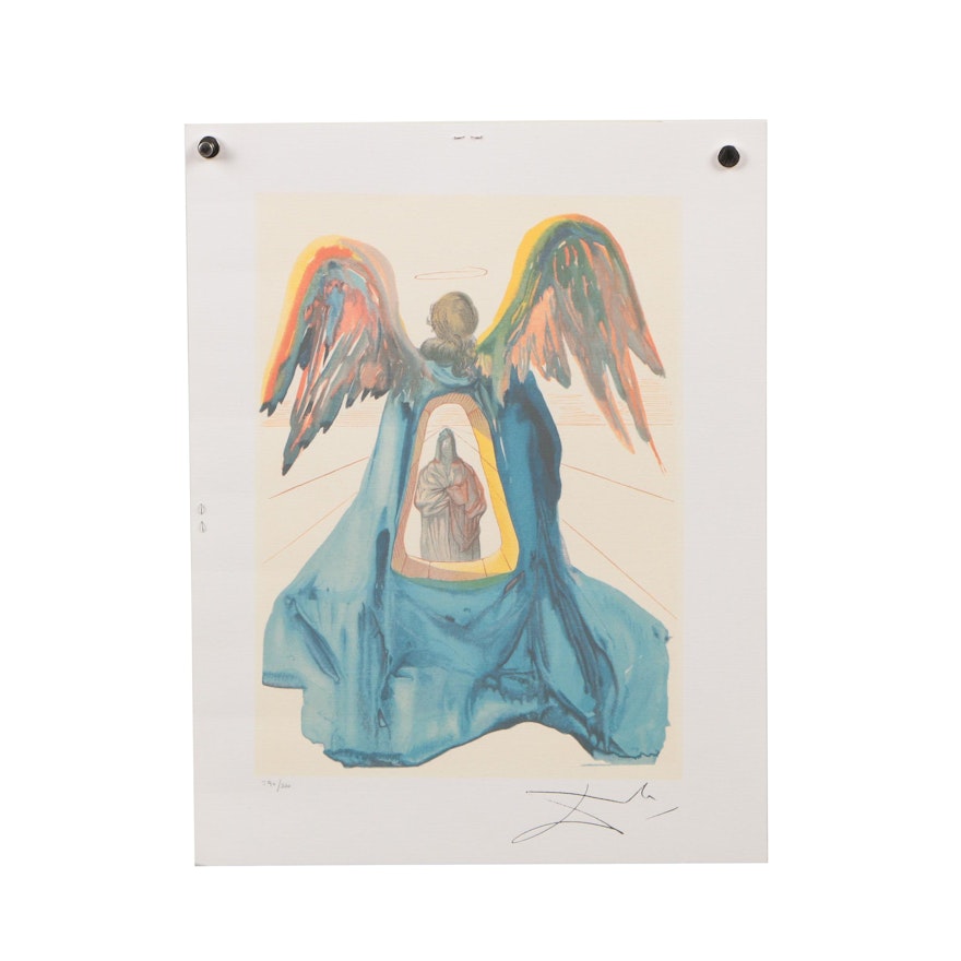 Offset Lithograph after Salvador Dalí "Purgatory Canto 33"