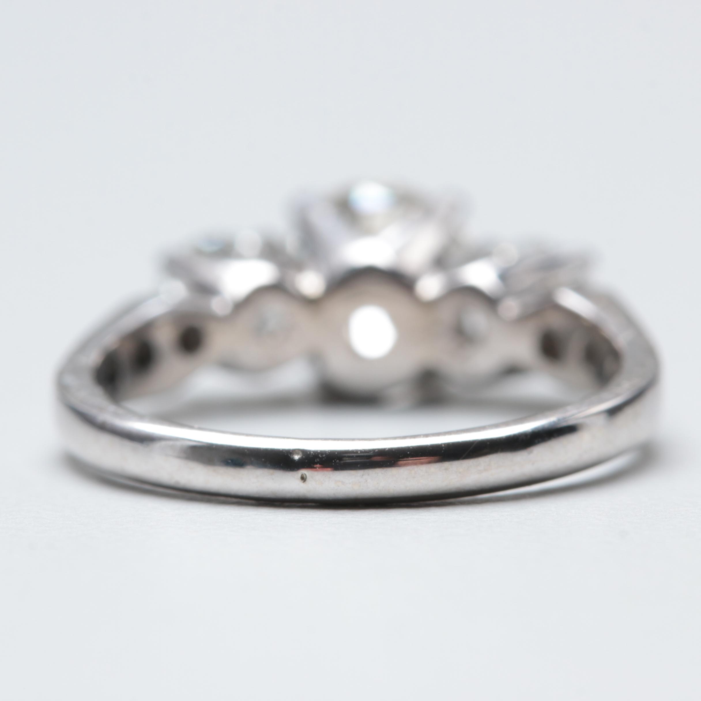 14K White Gold 1.78 CTW Diamond Ring