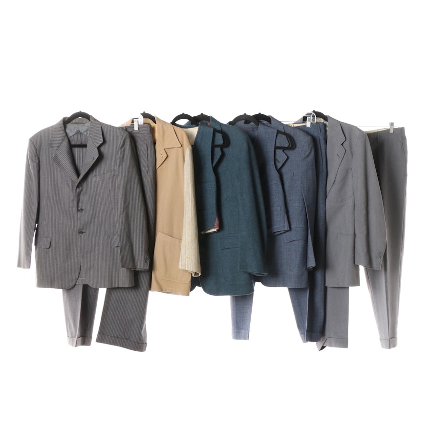 Men's Vintage Suits and Separates including Clipper Craft and Kennedy's