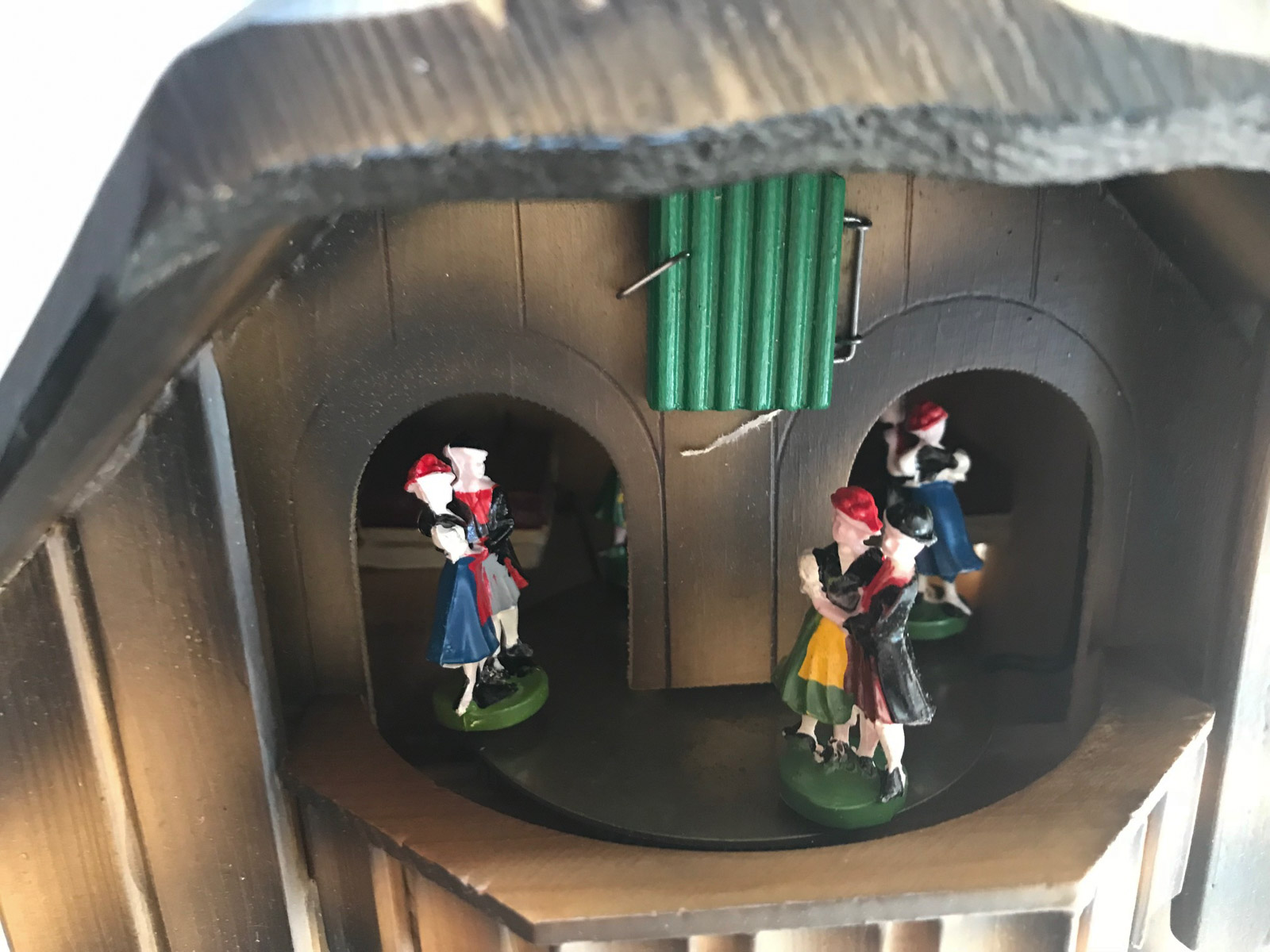JEC German Black Forest Cuckoo Clock with Musical Dancers