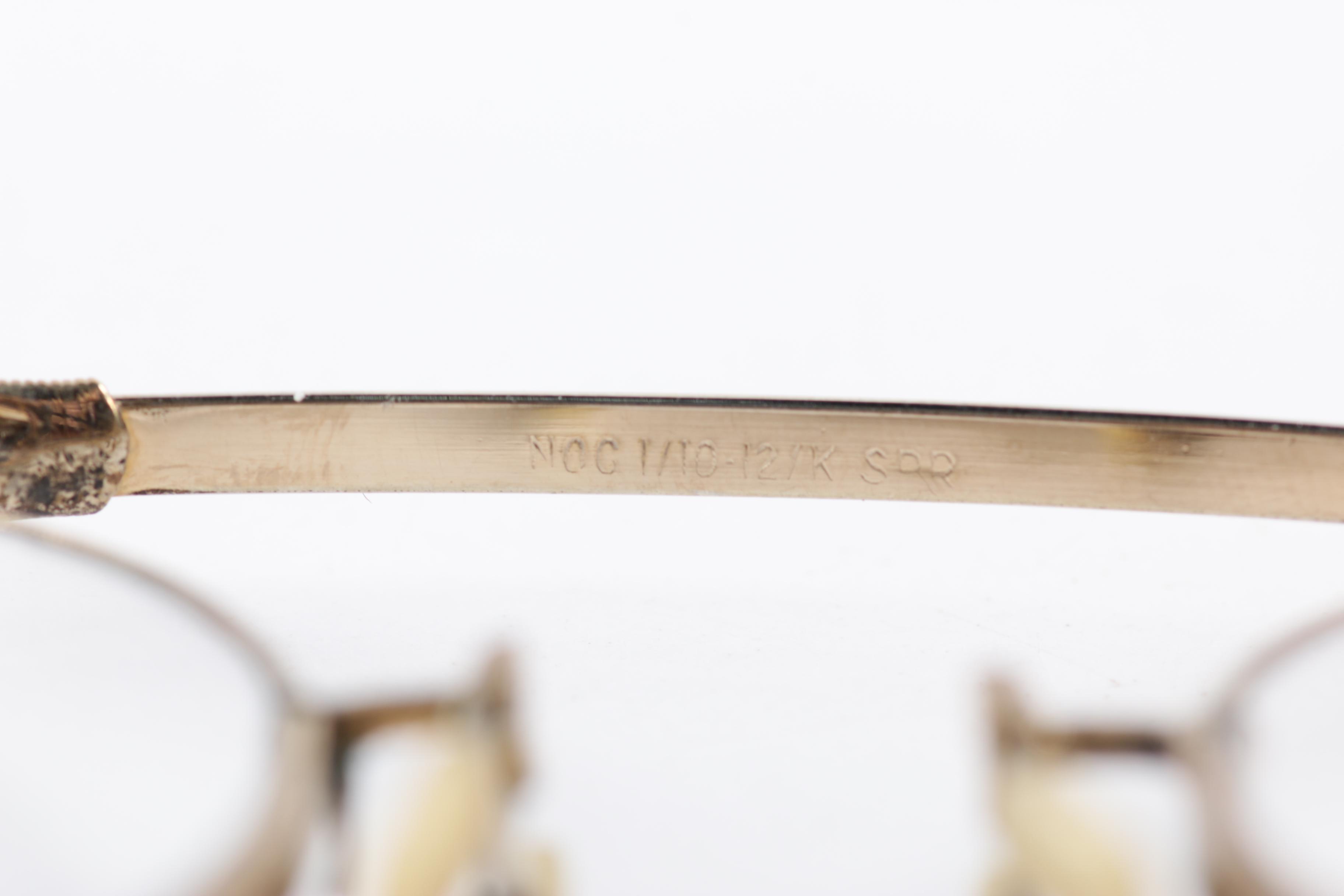 Vintage Pince-nez Eyeglasses and Folding Opera Glasses