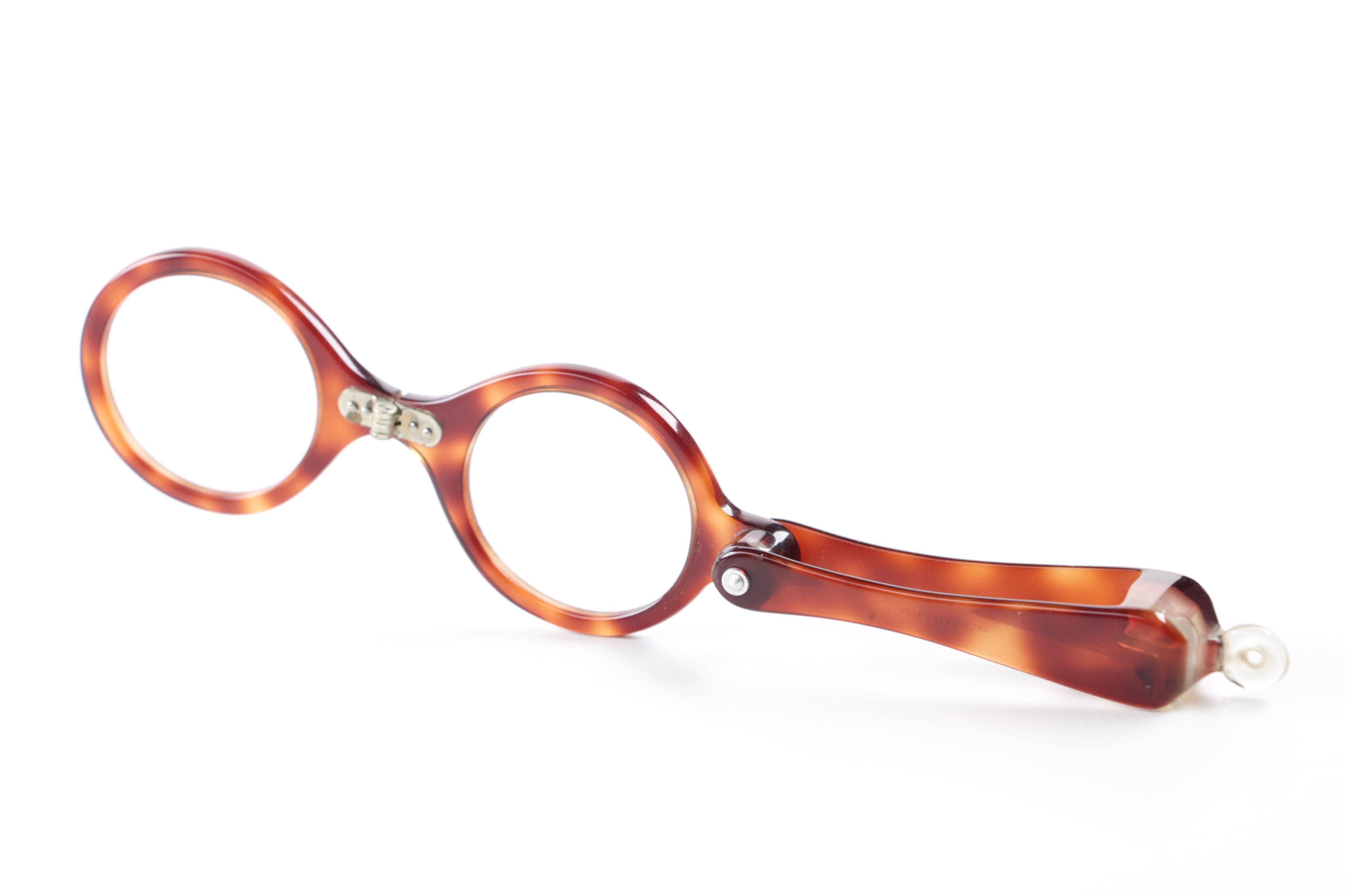 Vintage Pince-nez Eyeglasses and Folding Opera Glasses