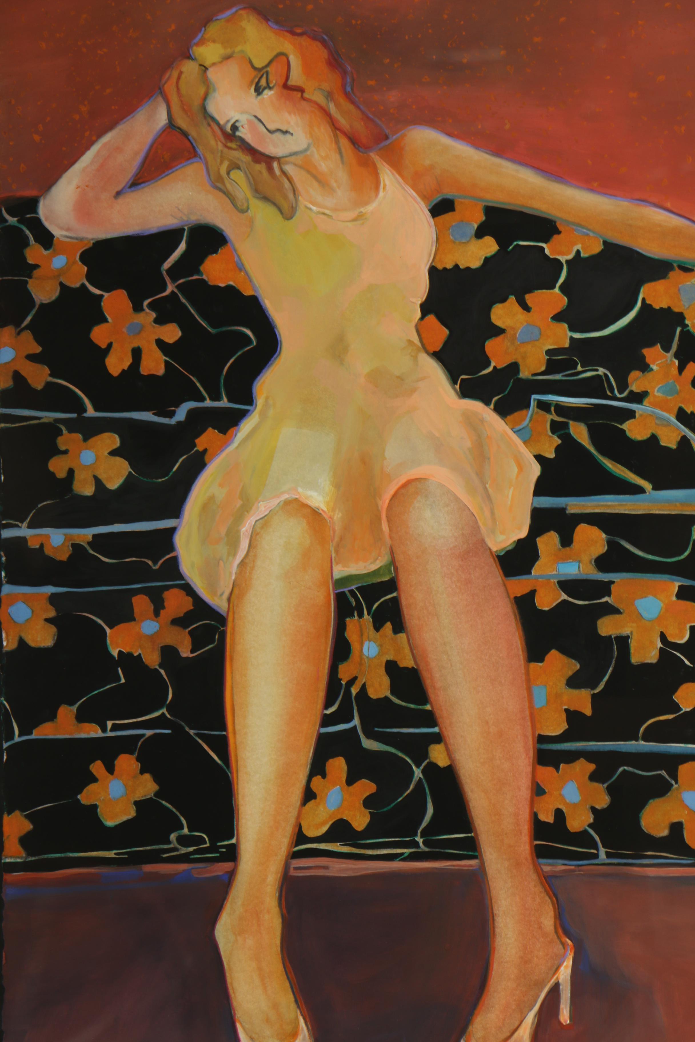 Marilyn Sears Bourbon Gouache Painting