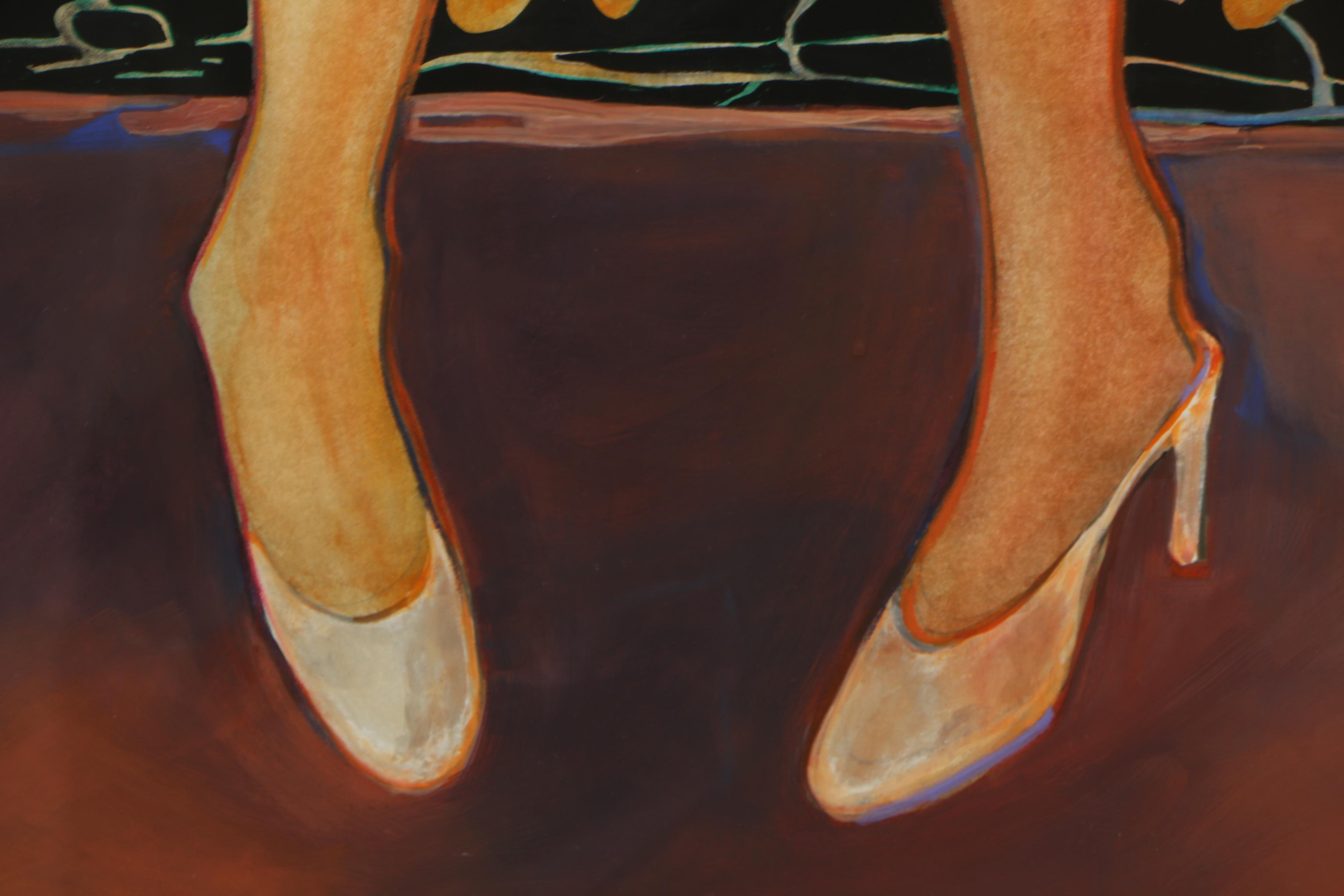 Marilyn Sears Bourbon Gouache Painting