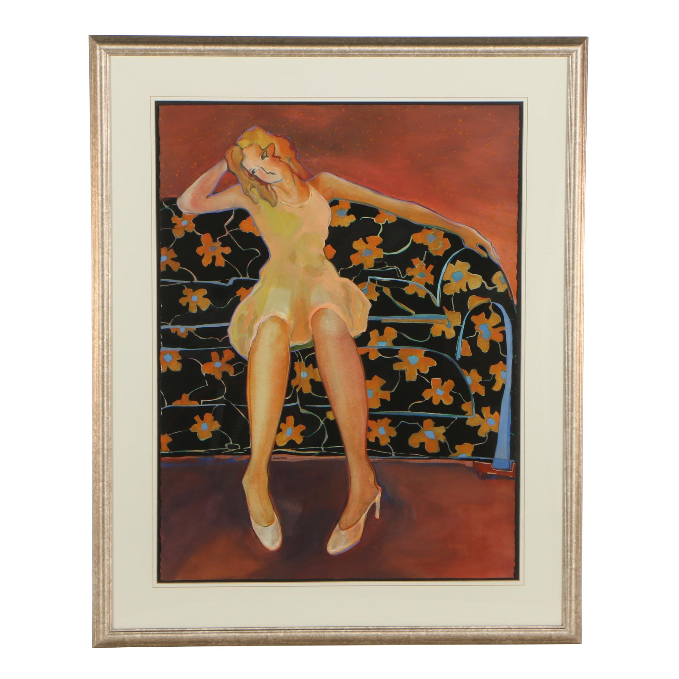 Marilyn Sears Bourbon Gouache Painting