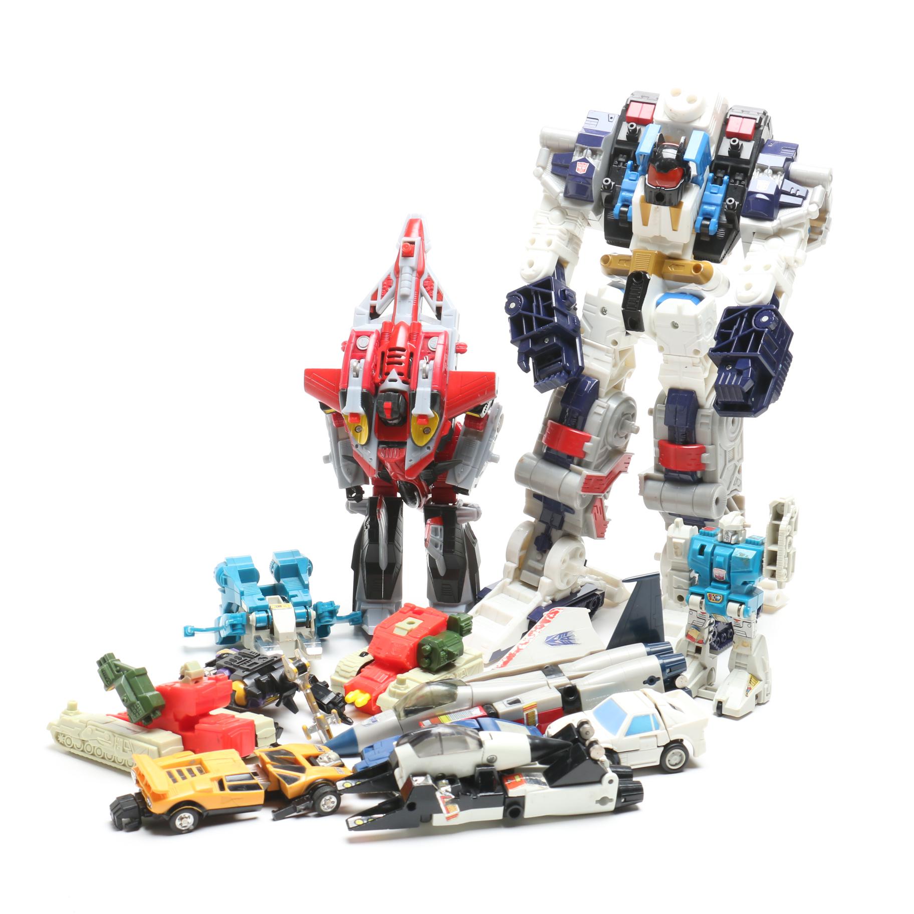 Transformers Action Figures from 1980s-2000s