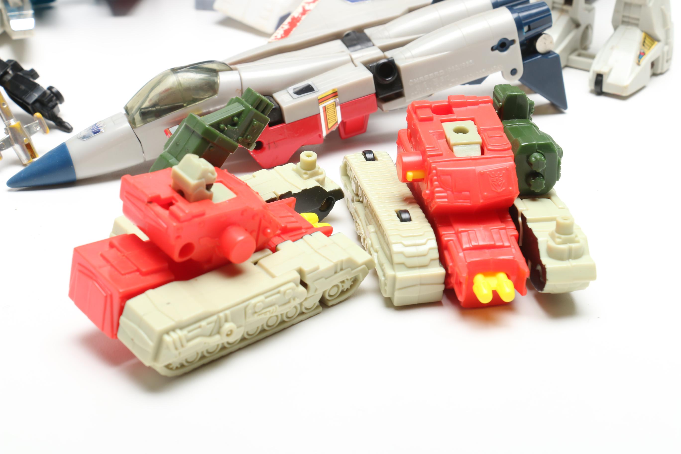 Transformers Action Figures from 1980s-2000s