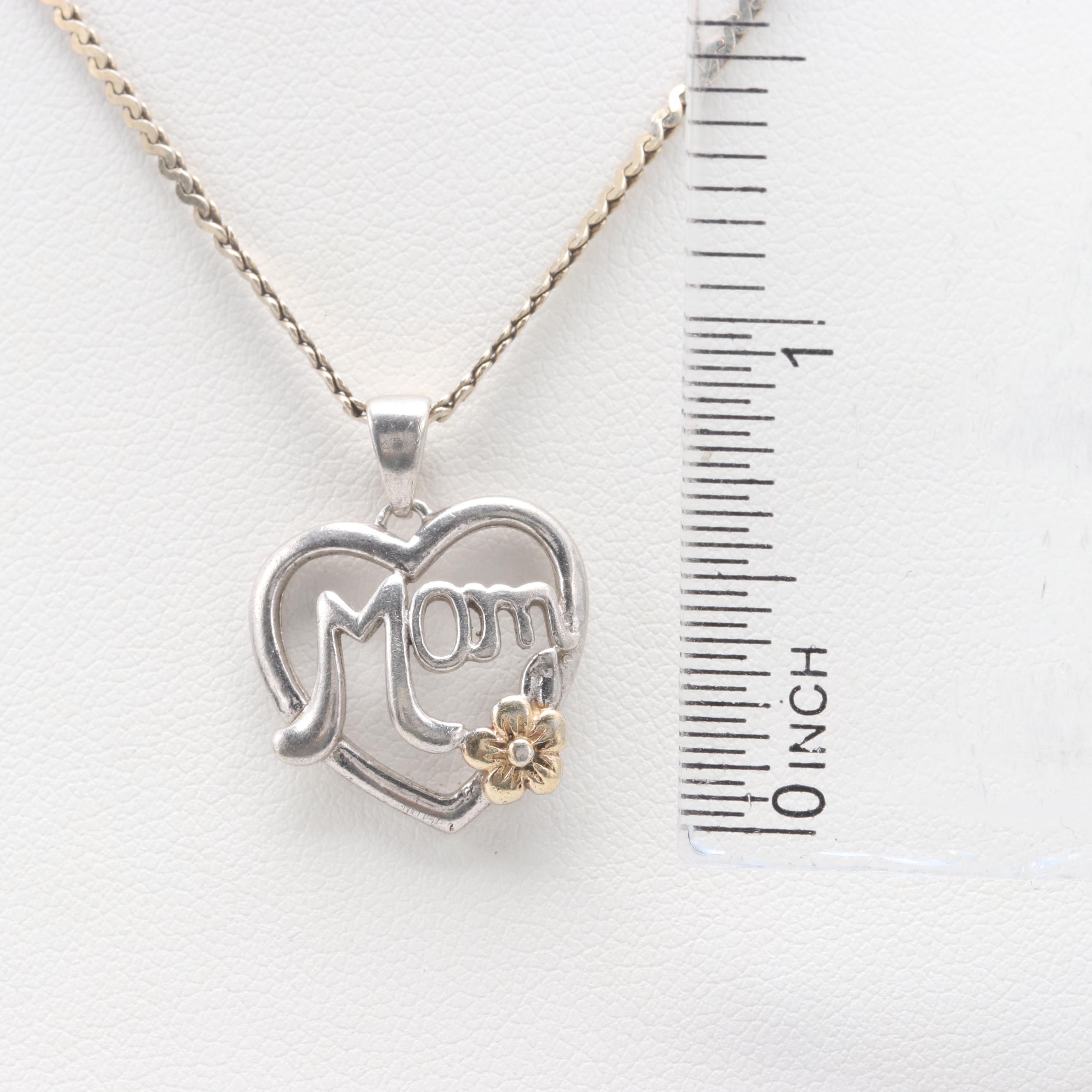 Sterling Silver Jewelry Including Charm Bracelet