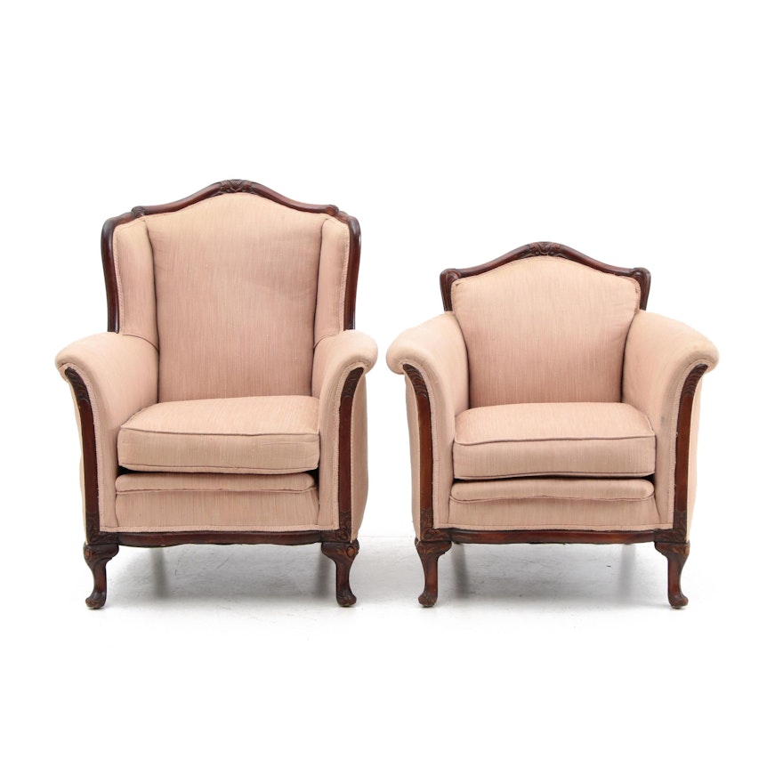 Vintage French Provincial Style Arm Chairs