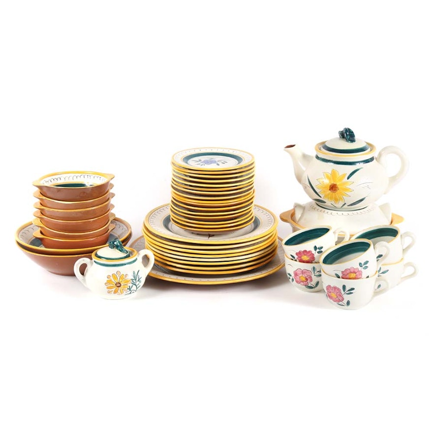 Stangl Pottery "Garden Flower" Dinnerware Set