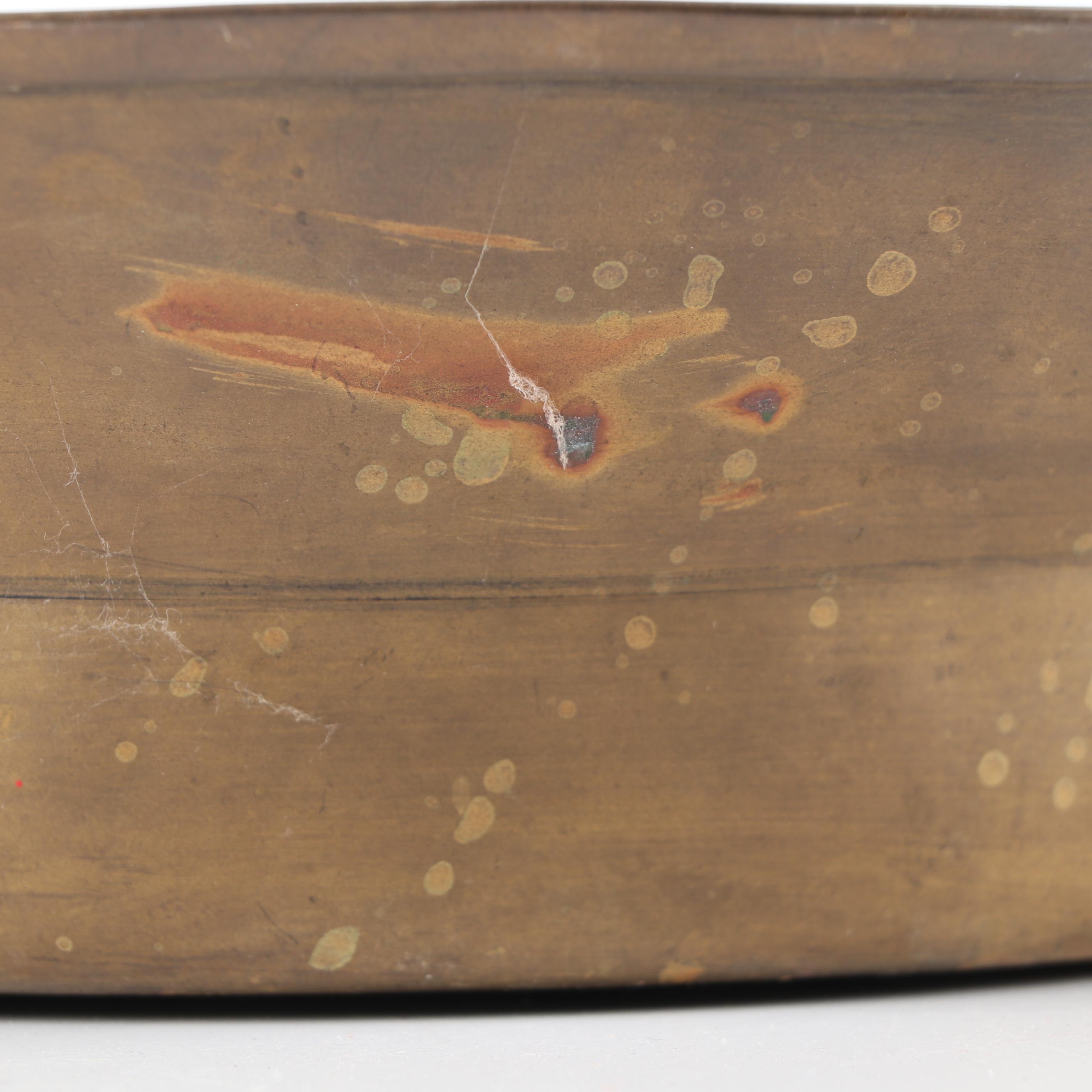 Vintage Brass Prospecting and Gold Mining Pan