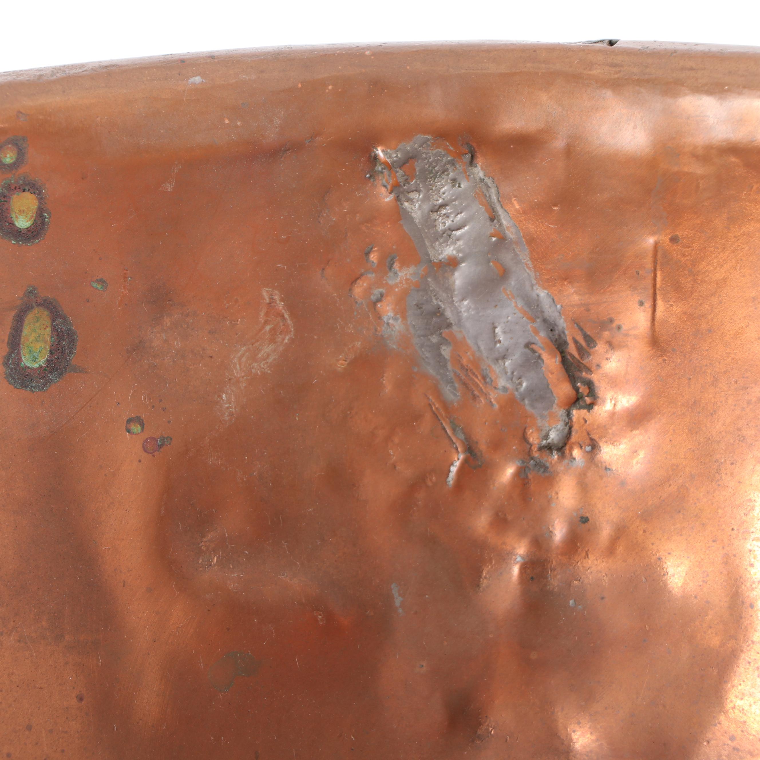 Vintage Spanish Pereira Copper Mixing Bowl