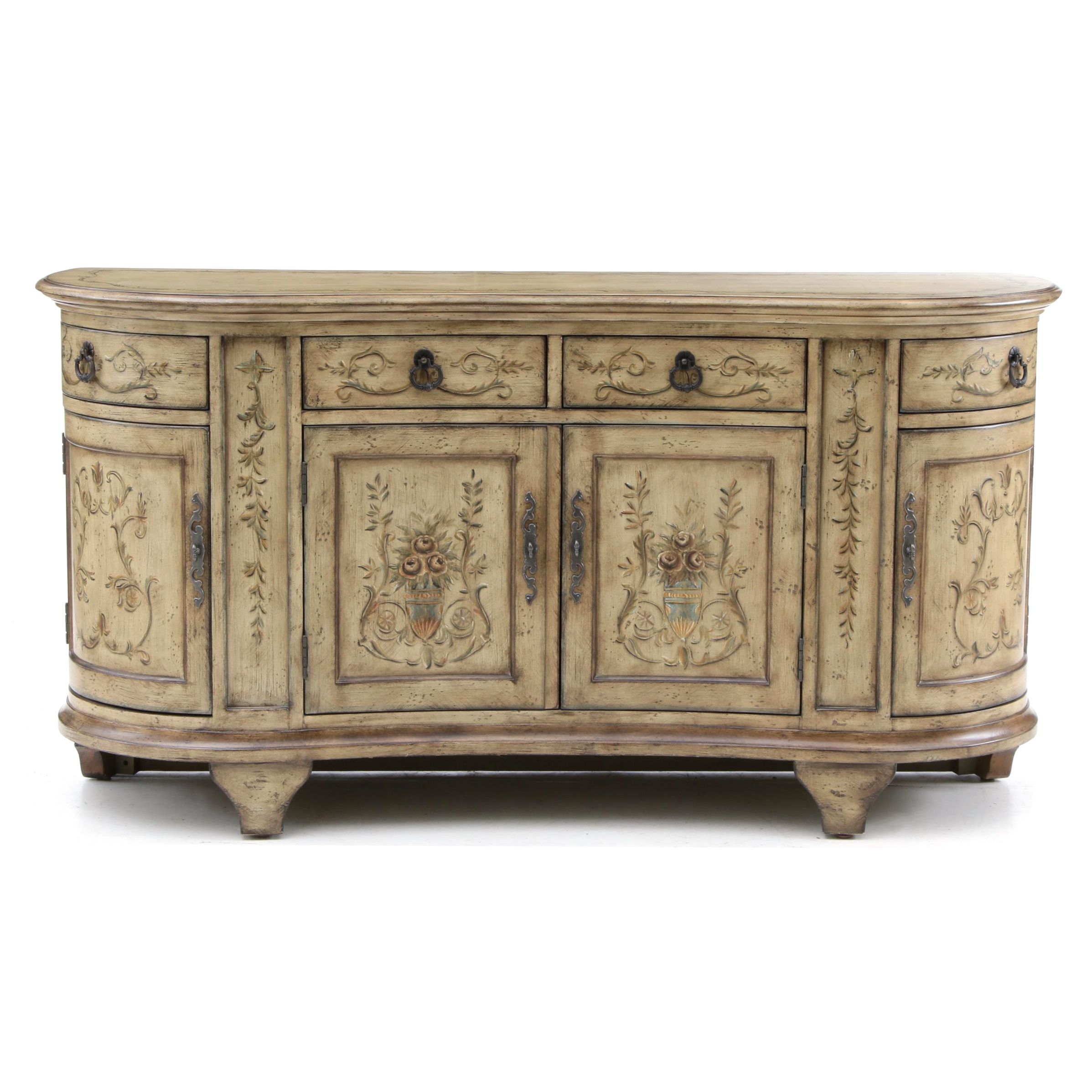 Italian Style Painted Buffet by Hooker - Seven Seas