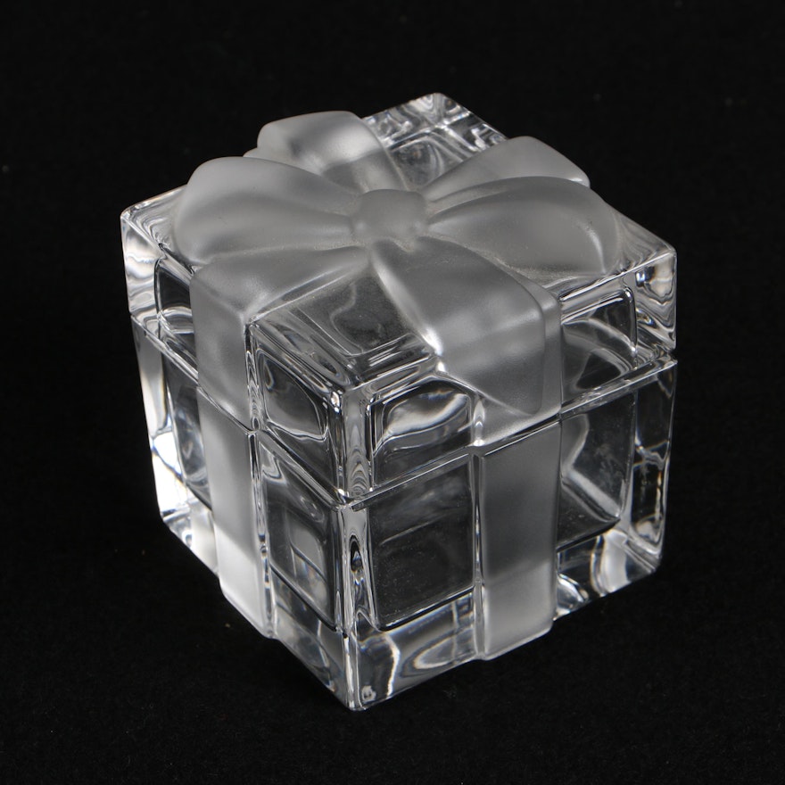 Tiffany & Co. Crystal Gift Trinket Box