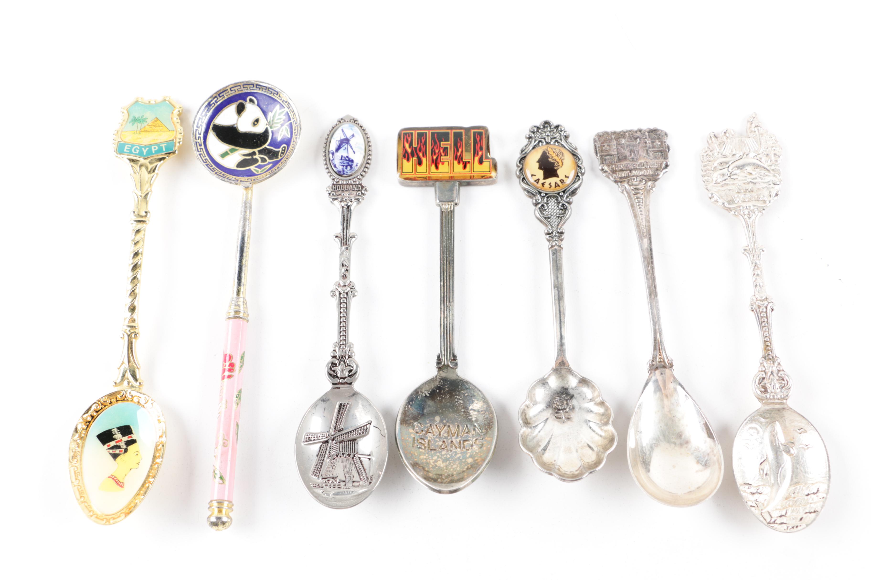 Decorative Souvenir Spoons including Disney, Sea World and More