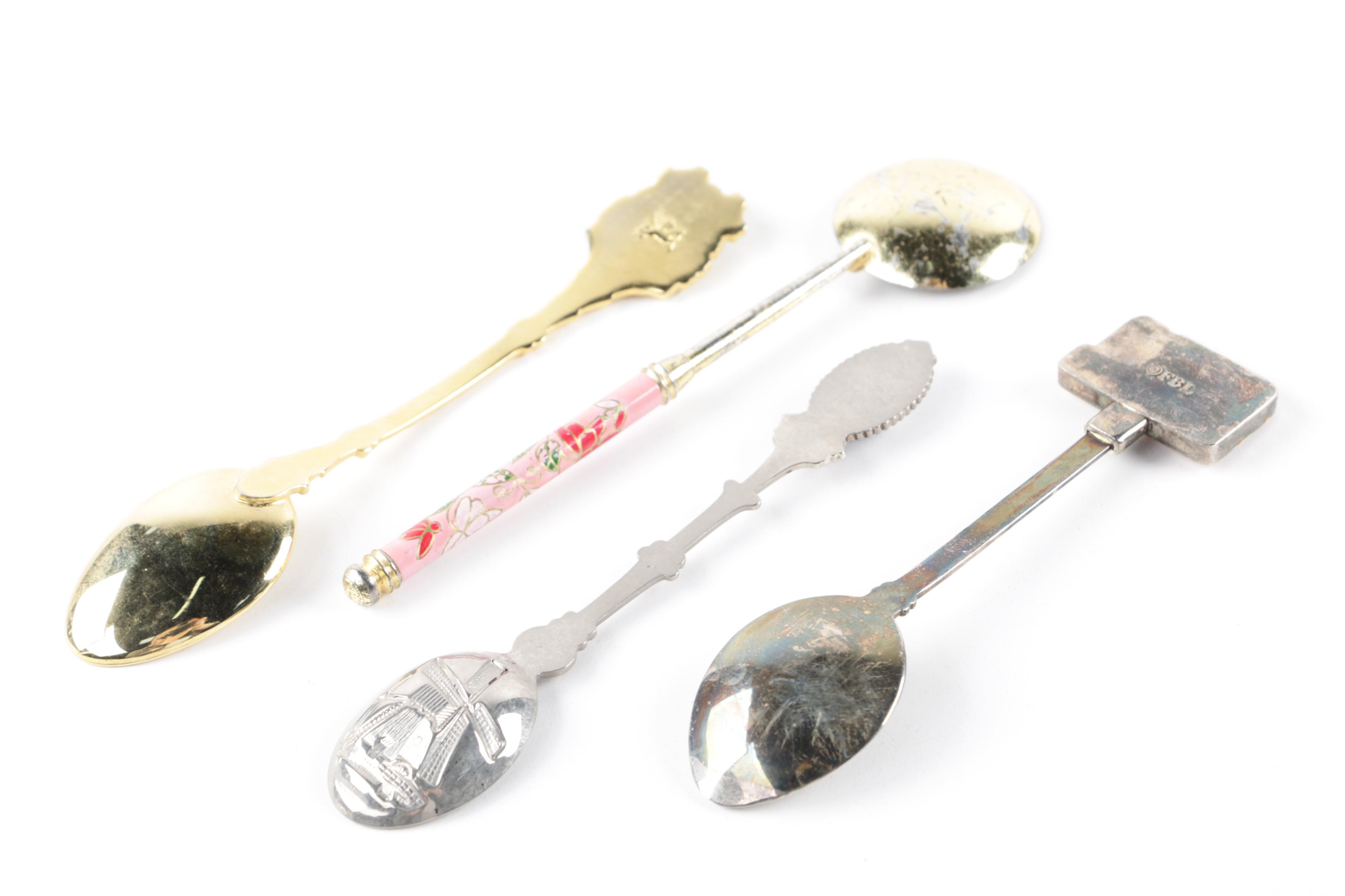 Decorative Souvenir Spoons including Disney, Sea World and More