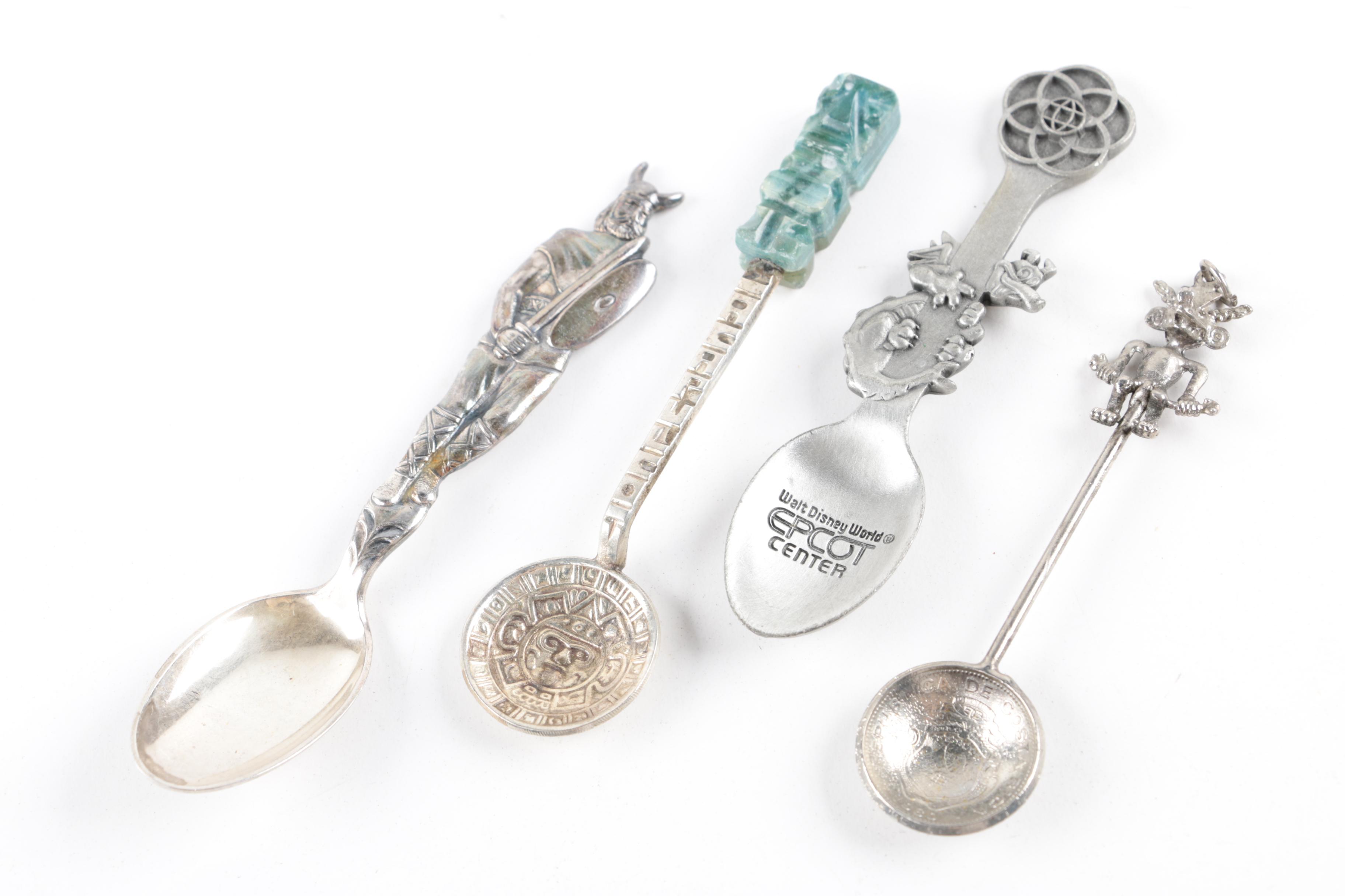 Decorative Souvenir Spoons including Disney, Sea World and More