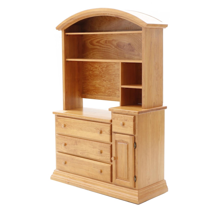 Pine Bookcase Hutch by Child Craft Furniture