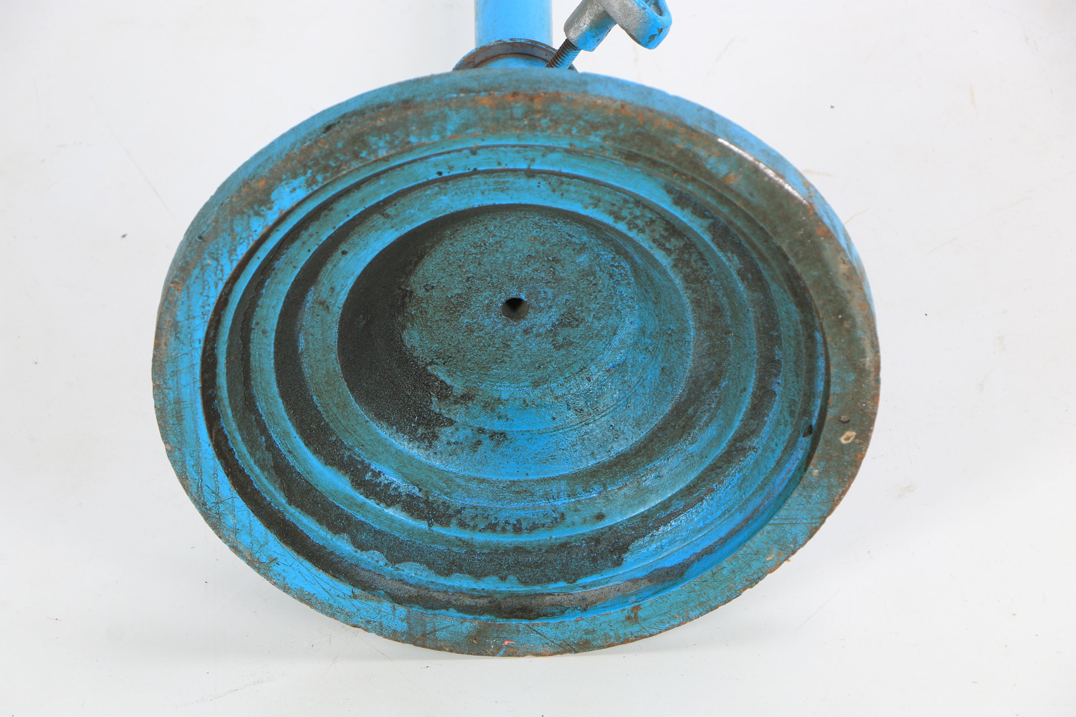 Vintage Blue Painted Clothing Rack