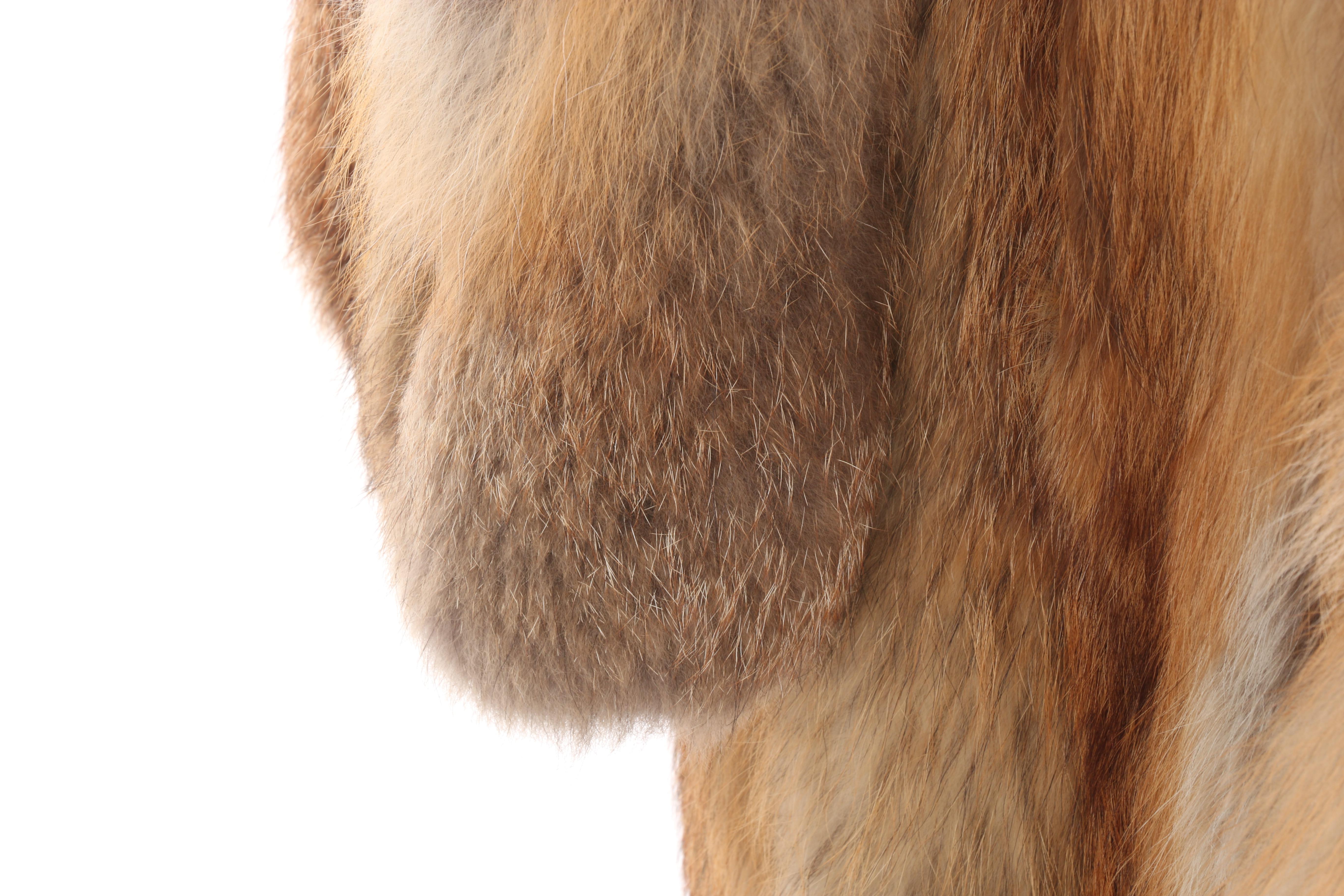 Women's Vintage J. Galistinos Co. Red Fox Fur Coat