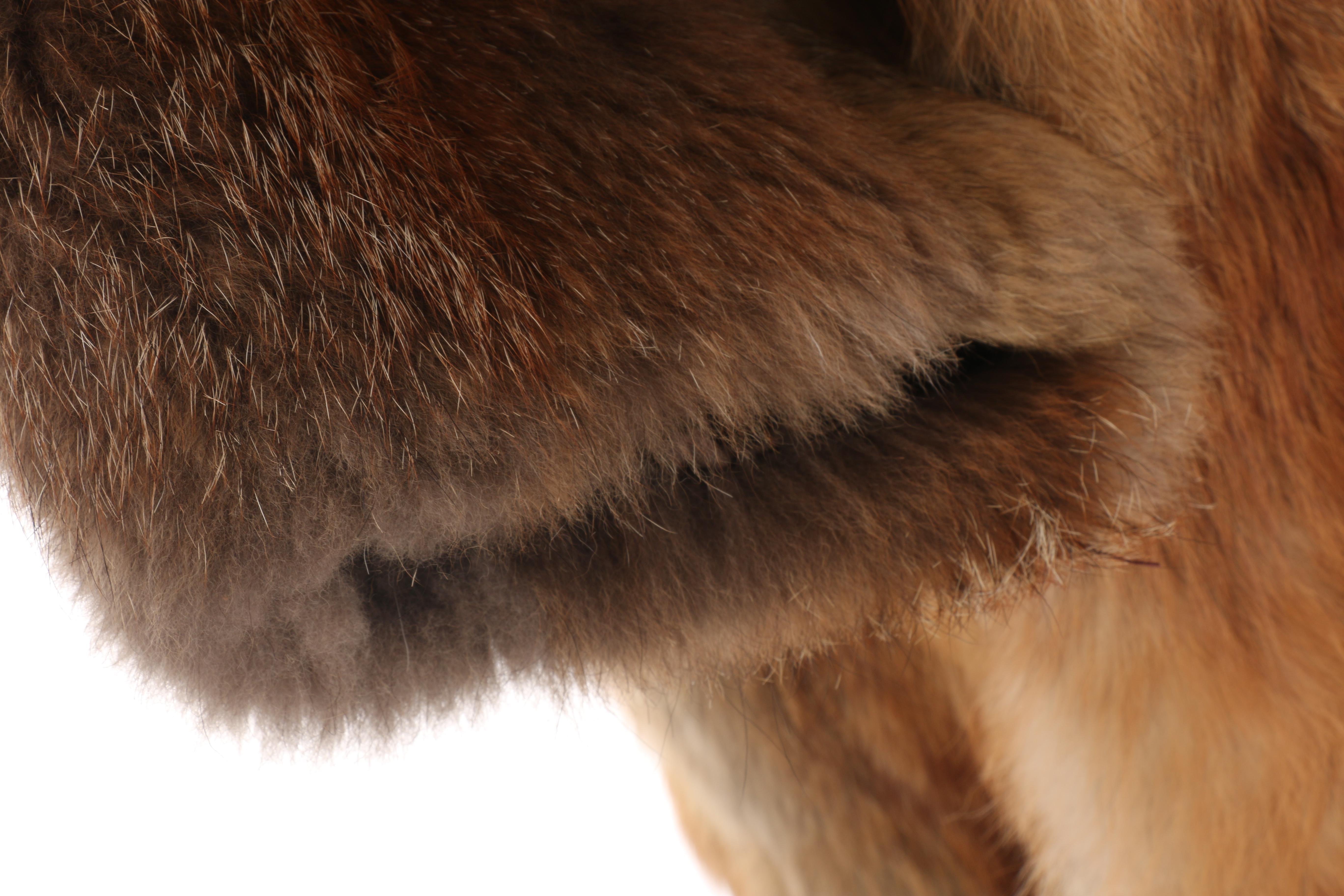 Women's Vintage J. Galistinos Co. Red Fox Fur Coat