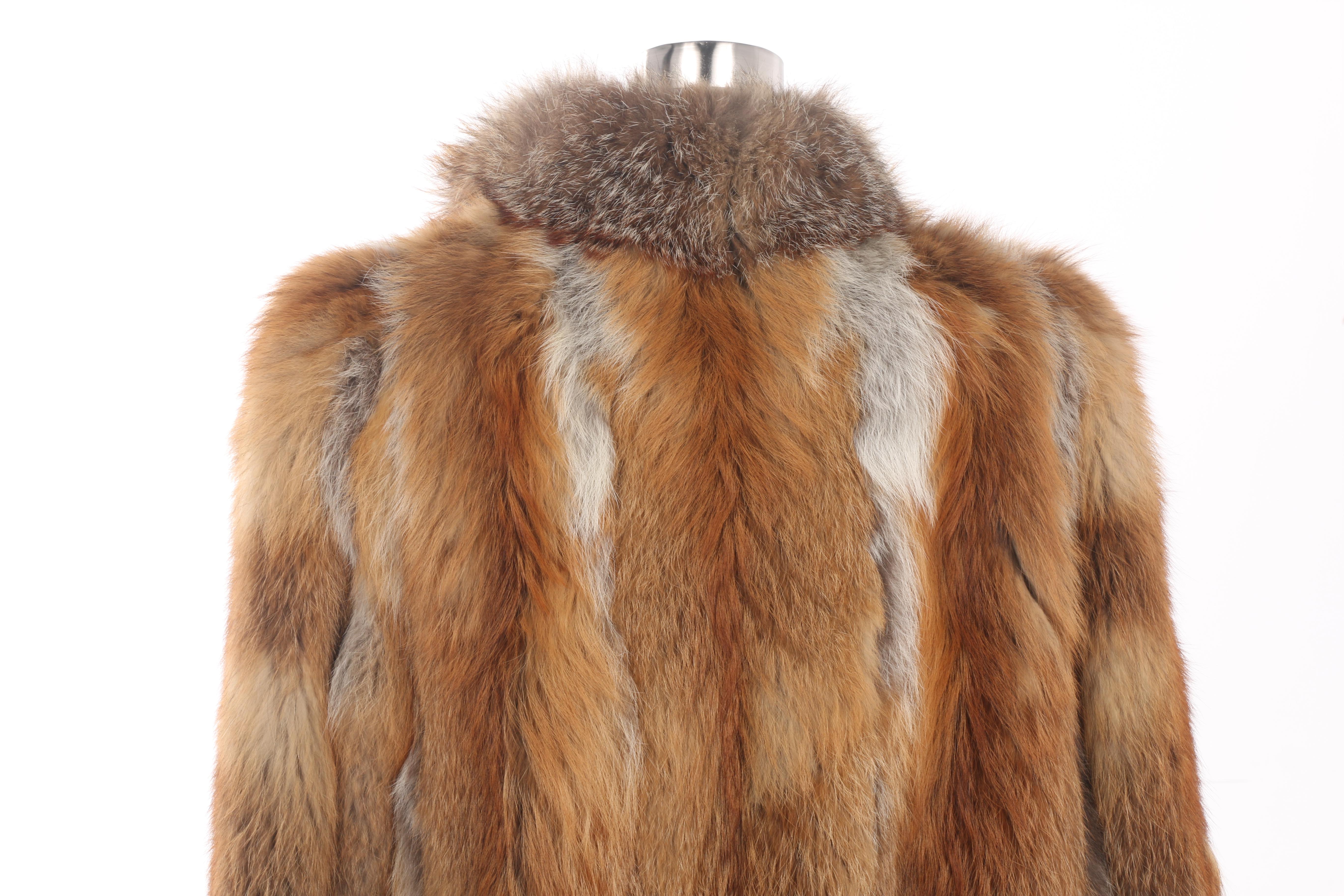 Women's Vintage J. Galistinos Co. Red Fox Fur Coat