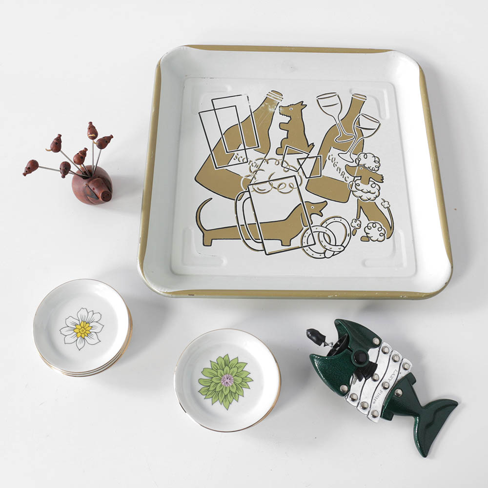 Vintage Serveware and Bar Tools featuring Creative