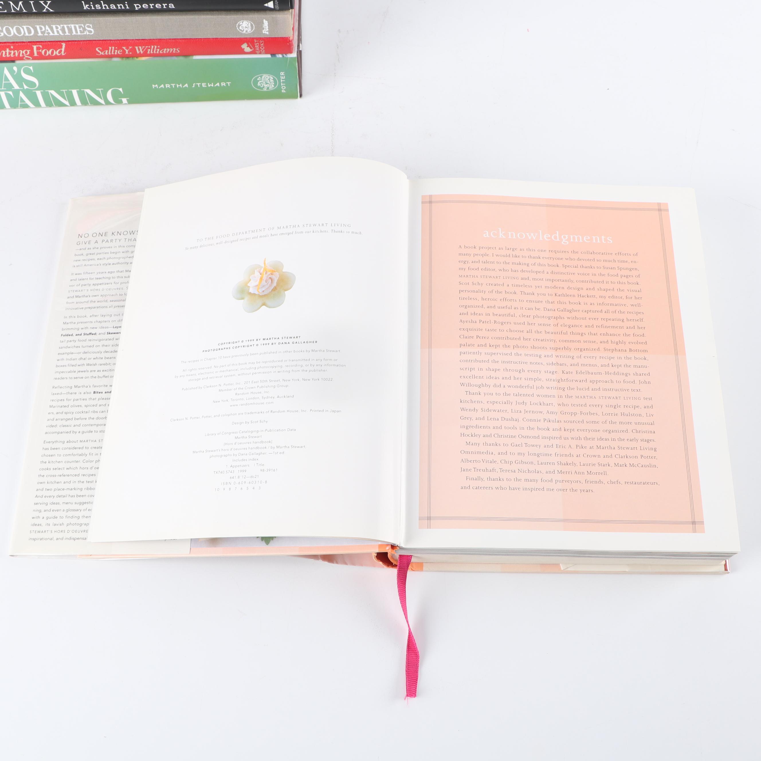 Entertaining and Food Presentation Books