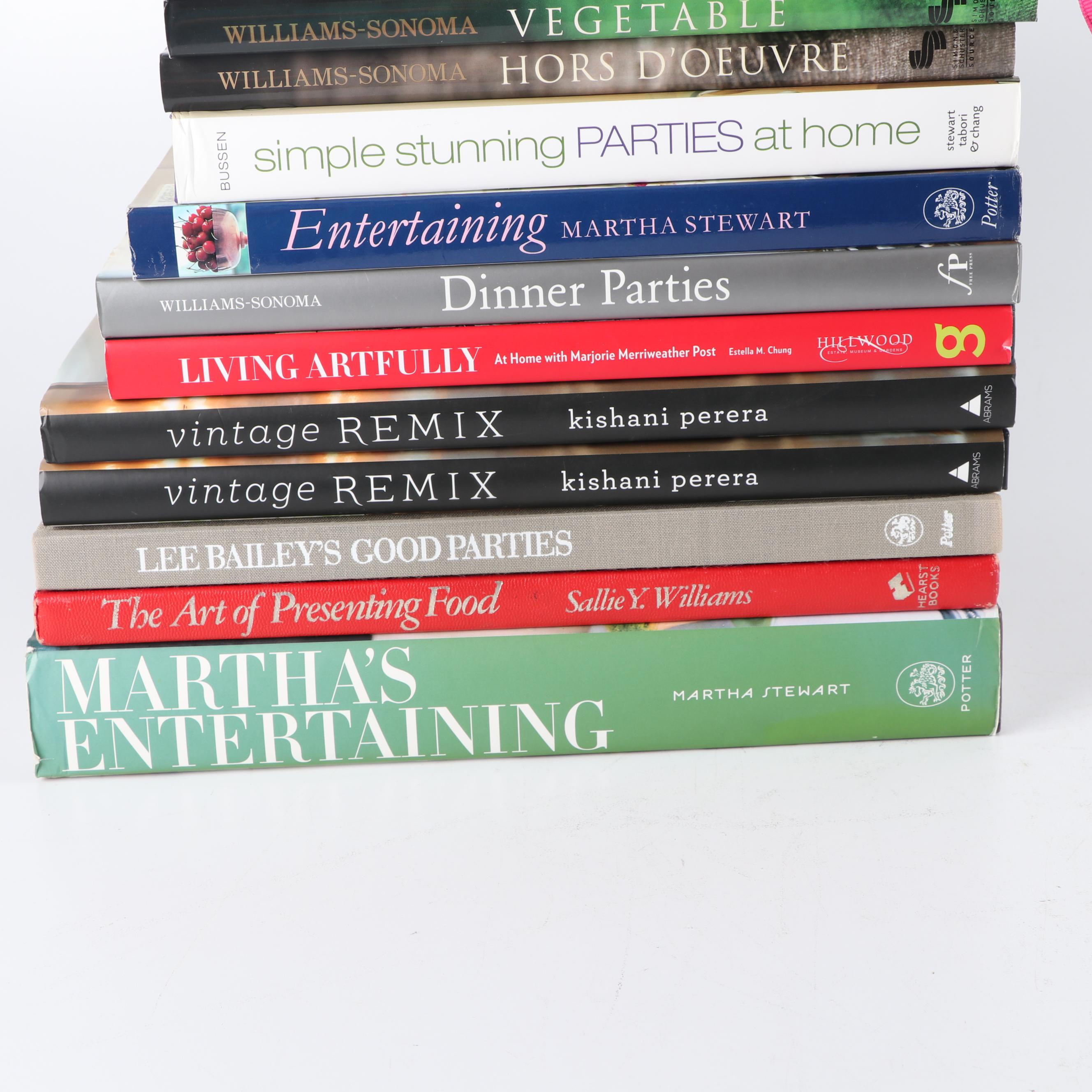 Entertaining and Food Presentation Books