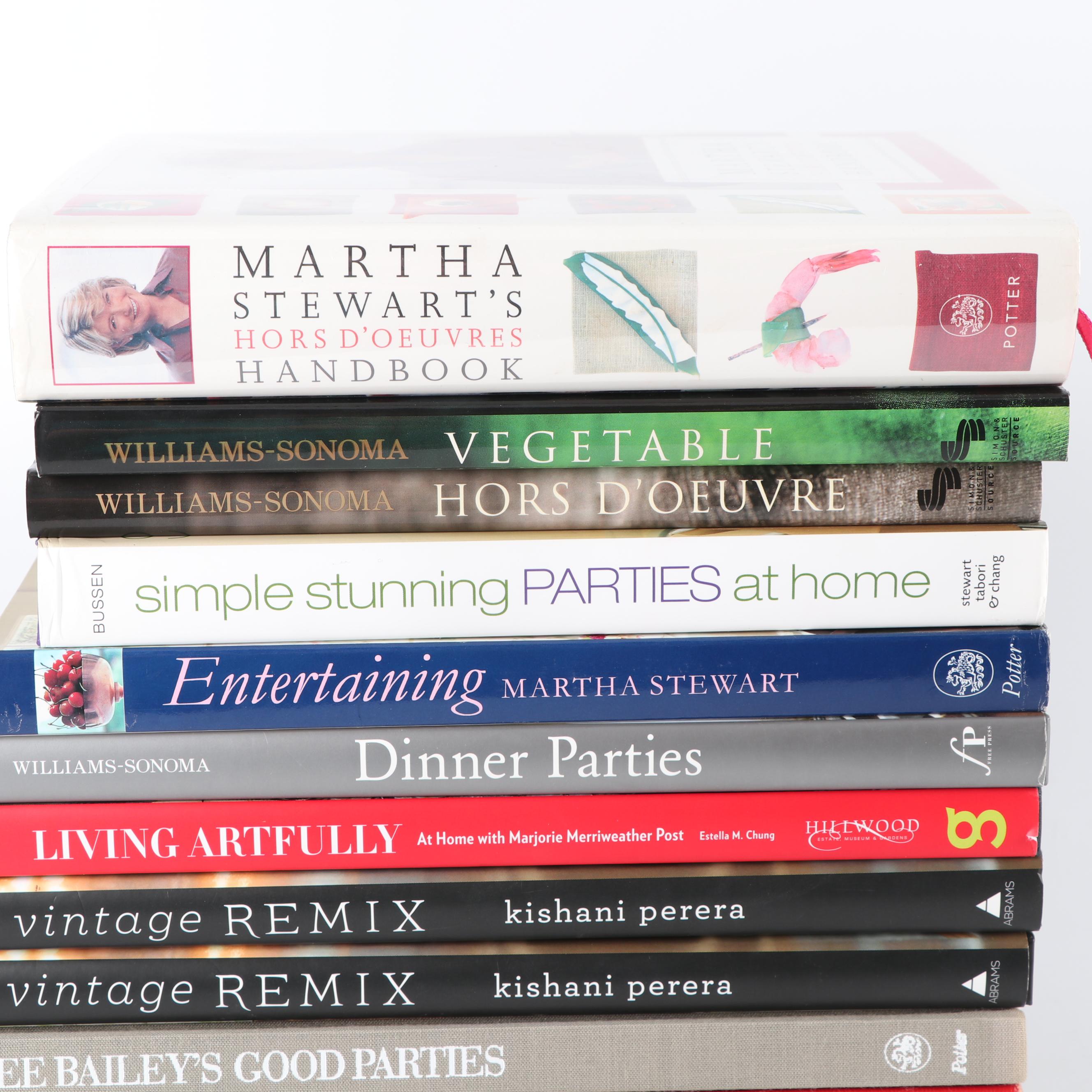 Entertaining and Food Presentation Books